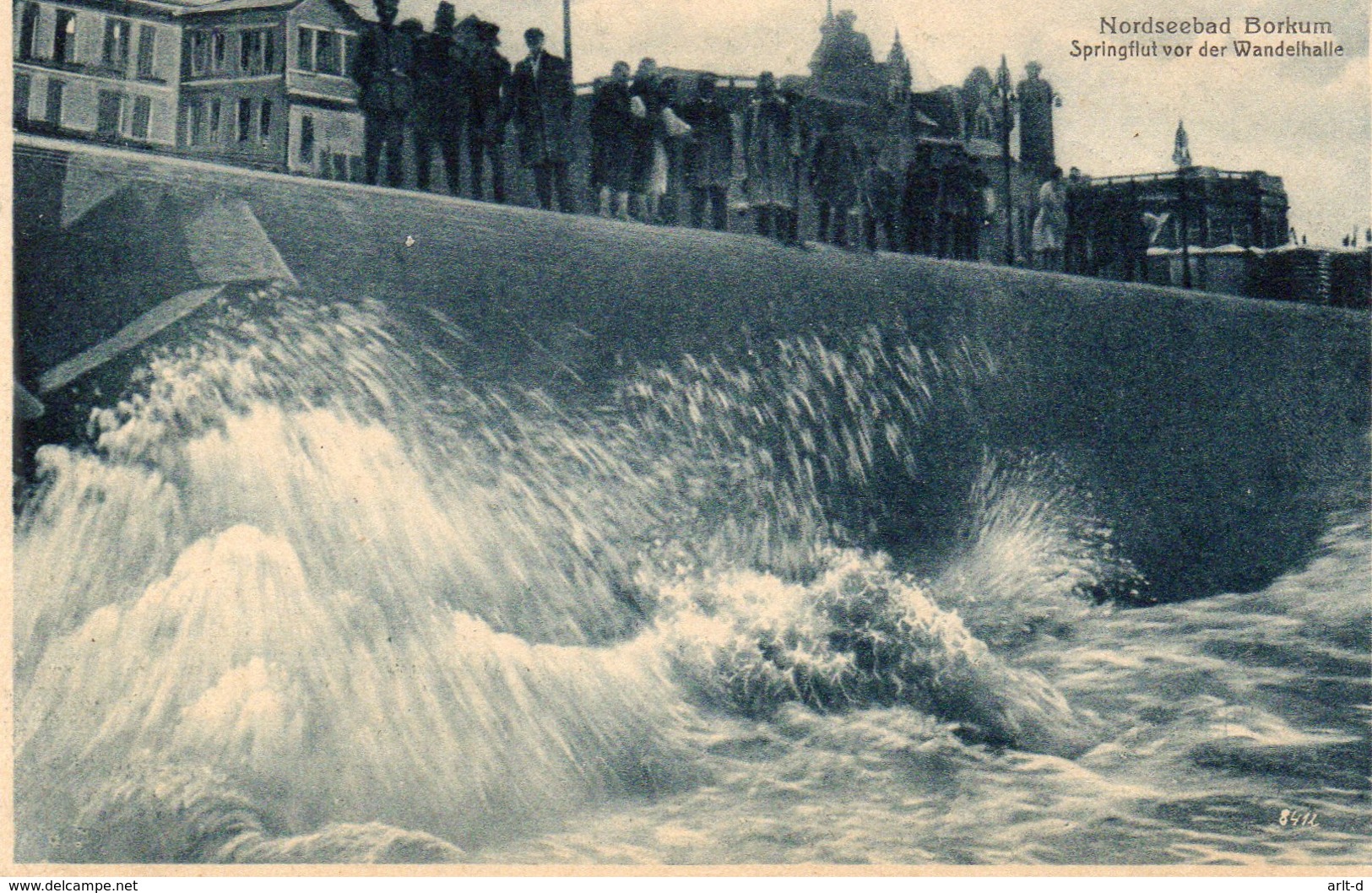 DC1905 - Borkum Springflut Vor Der Wanderhalle - Borkum