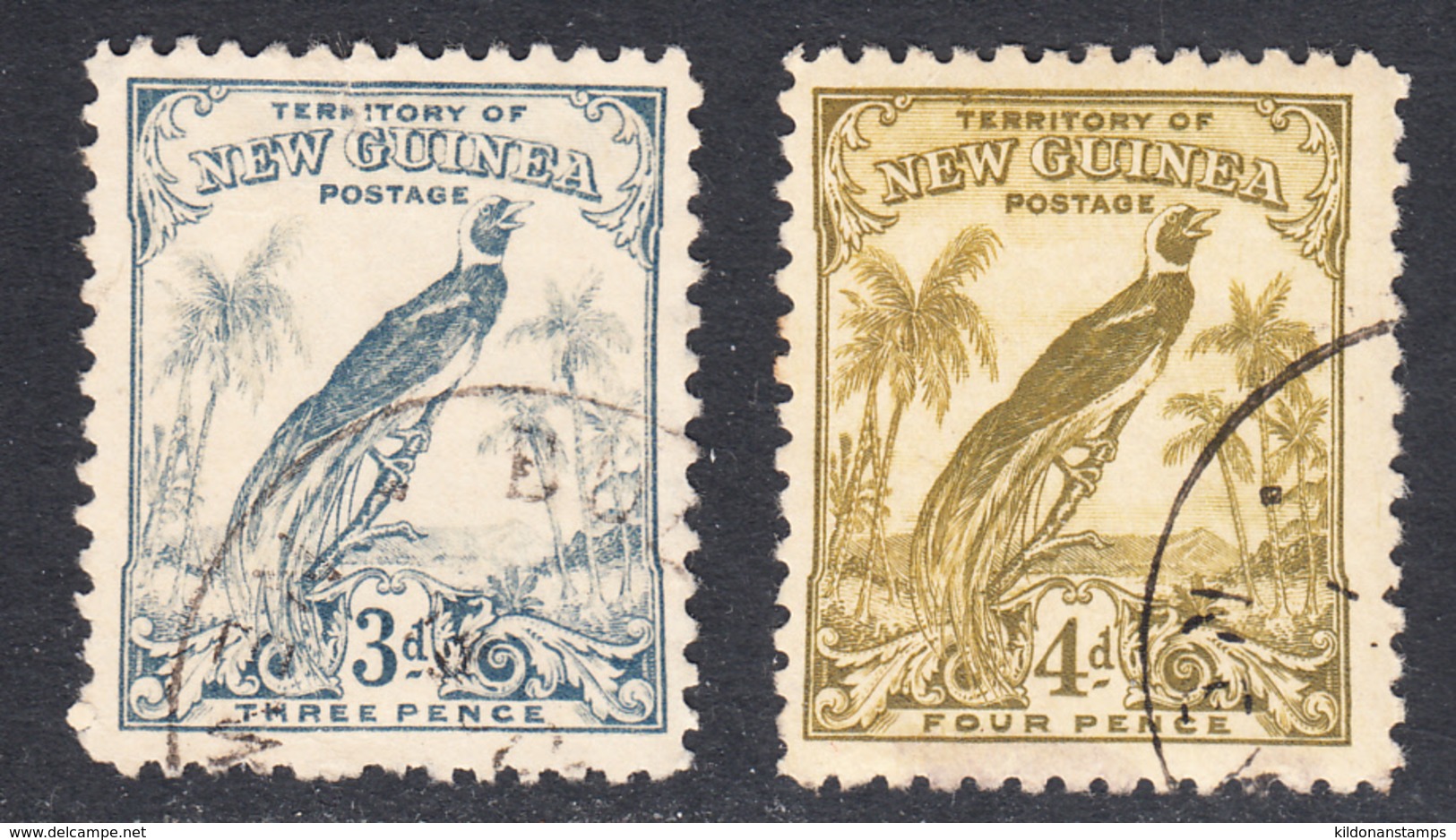 New Guinea 1932-34 Cancelled, Sc# SG 180-181 - Papua-Neuguinea