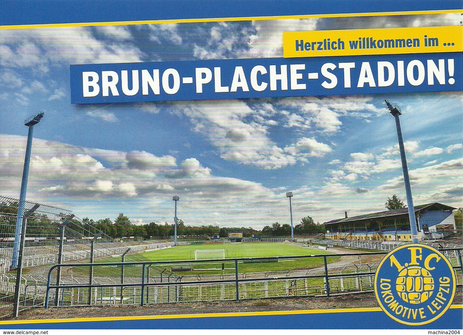 STADIUM POSTCARD ESTADIO STADE STADION STADIO LEIPZIG - Stadi