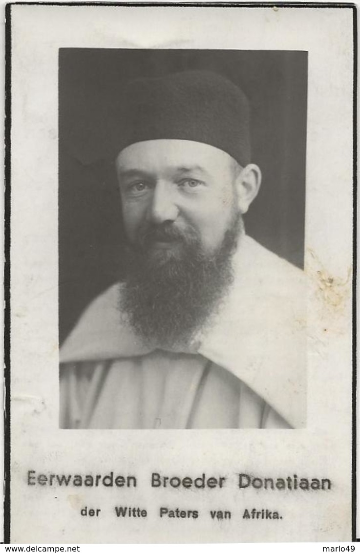 DP. BROEDER DONATIAAN (GERARD BOSSUYT) ° KUURNE 1905- + KAMISUKU (OPPER KONGO) 1941 - Religion &  Esoterik