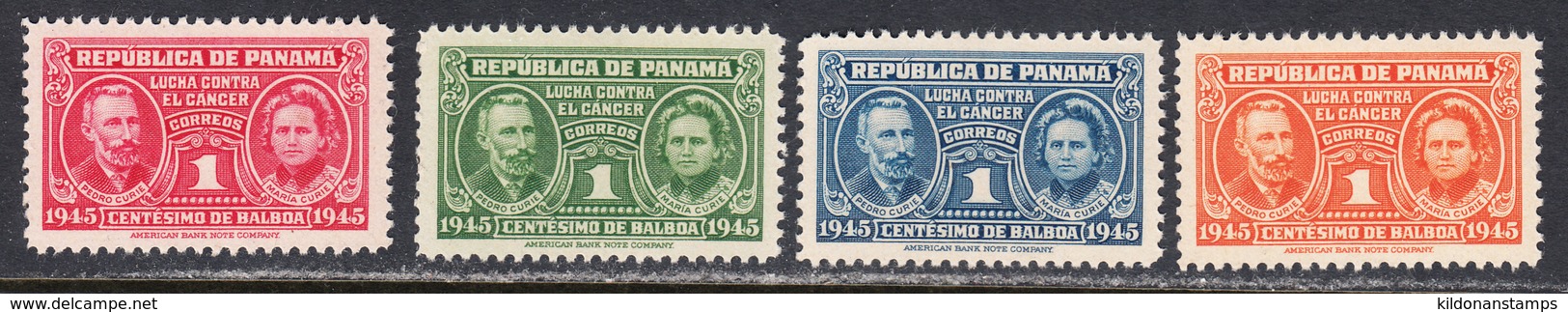 Panama 1945 Mint Mounted, Sc# RA15-RA18, SG ,Yt 245-248 - Panama