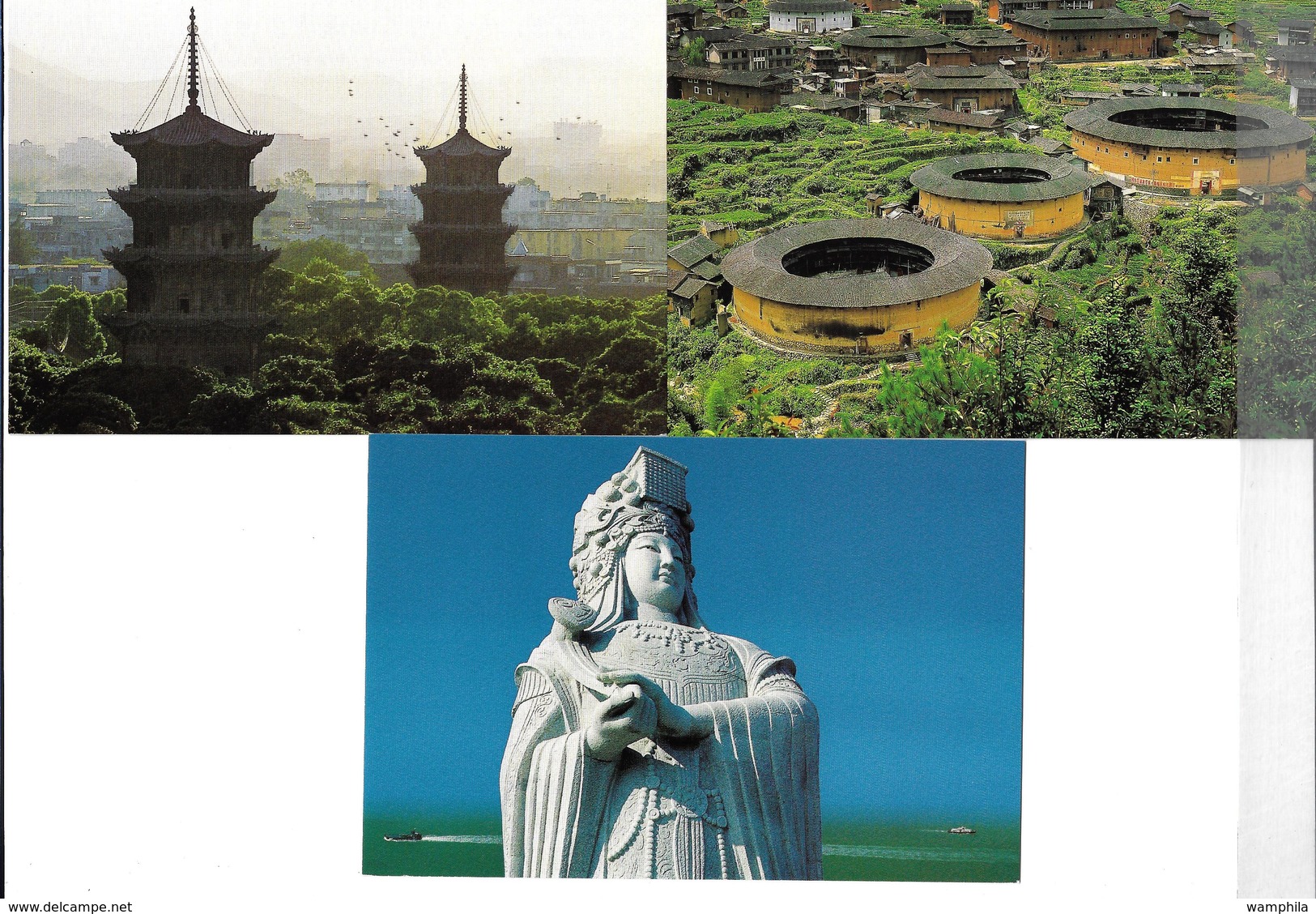 Chine Un Lot De 10 Cartes Neuves, Entiers Postaux Vues Diverses - Ansichtskarten