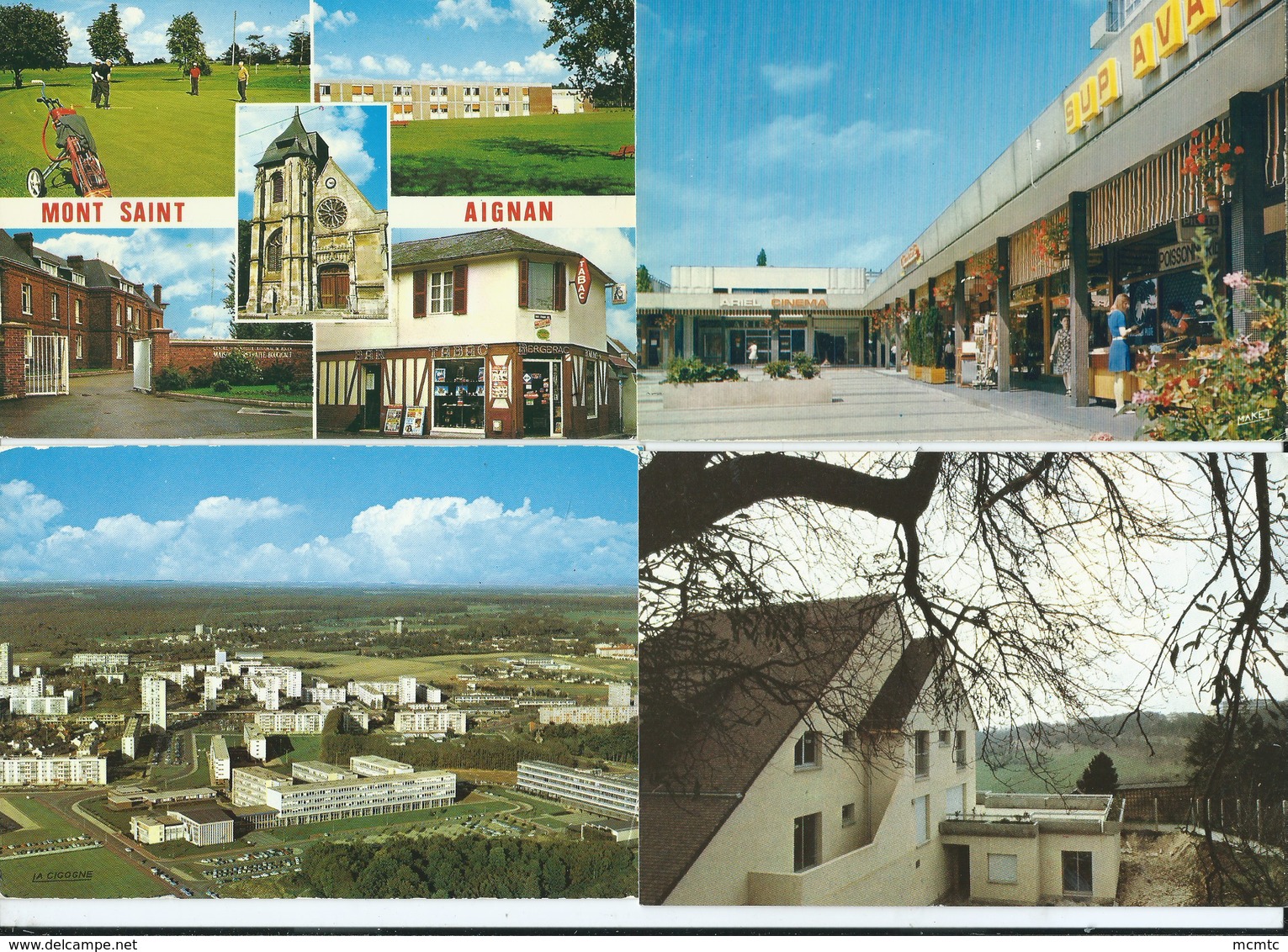 6 Cartes Modernes -  Mont Saint Aignan - Mont Saint Aignan