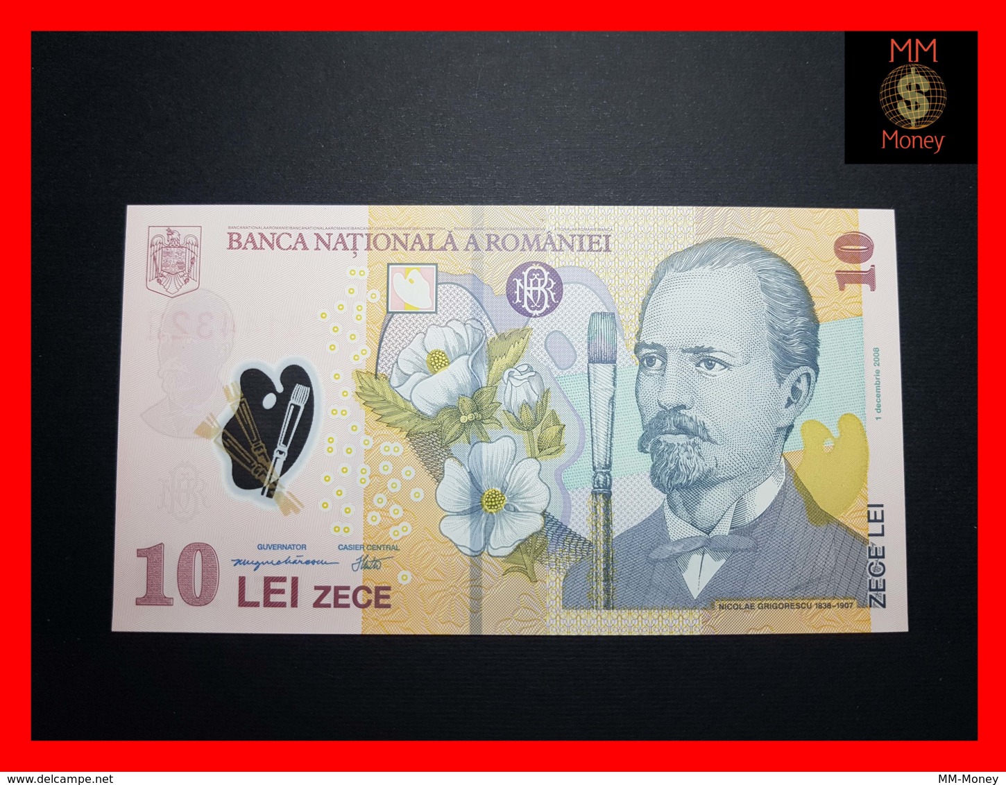 ROMANIA 10 Lei  2012  P. 119  POLYMER  UNC - Roemenië