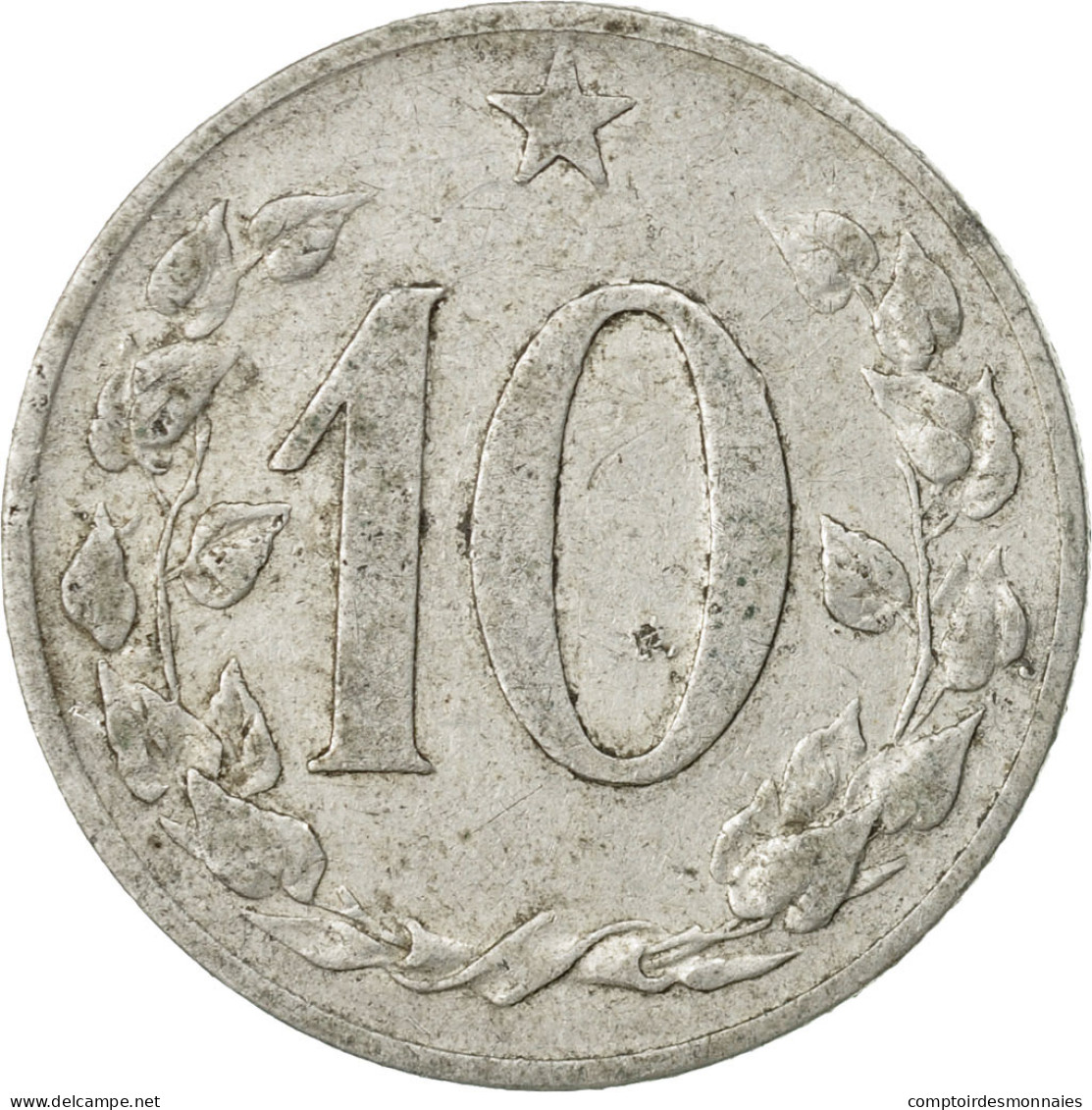 Monnaie, Tchécoslovaquie, 10 Haleru, 1953, TB, Aluminium, KM:38 - Cecoslovacchia