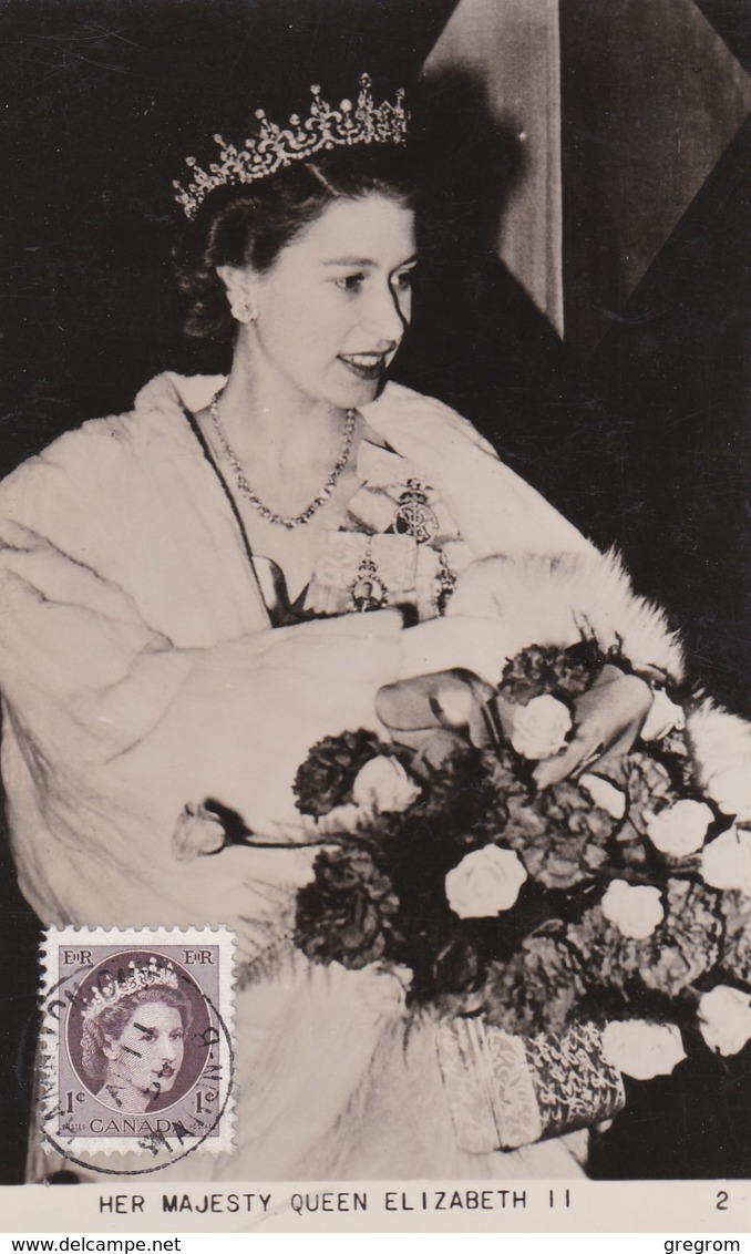 CANADA Carte Maximum Yt 267 Queen Elisabeth II   Maximum Card - Tarjetas – Máxima