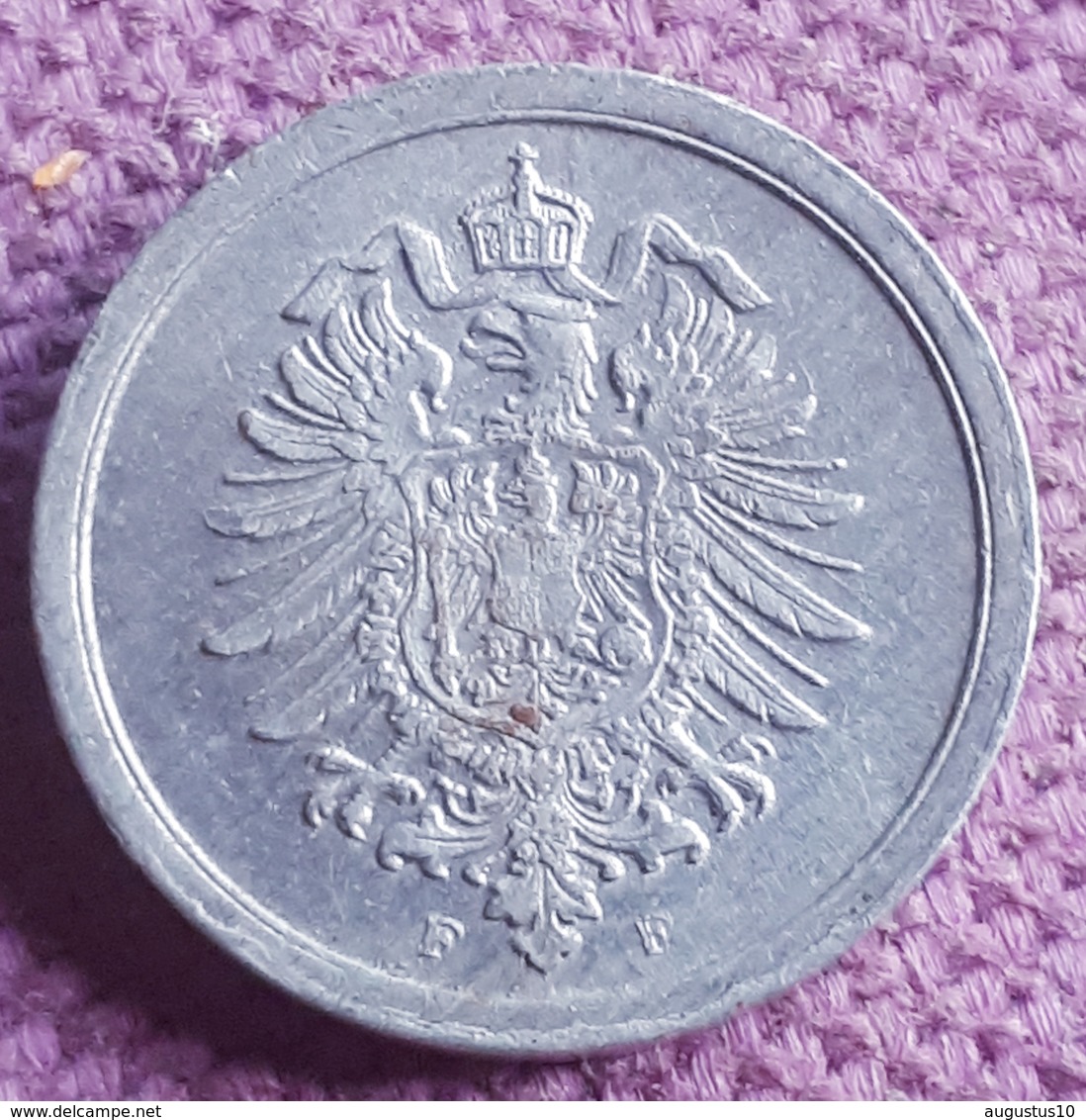 DUITSLAND : SCHAARSE 1 PFENNIG 1917 F KM 24 Bijna UNC - 1 Pfennig