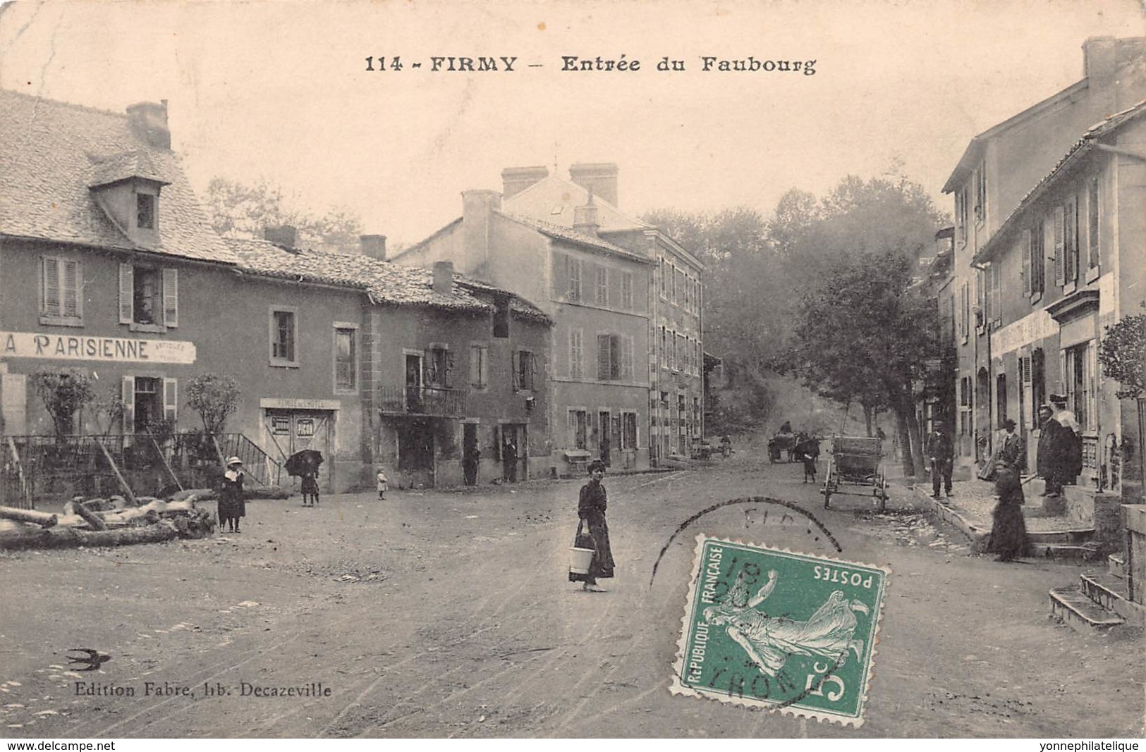 12 - AVEYRON - FIRMY - 10034 - Entrée Du Faubourg - Firmi