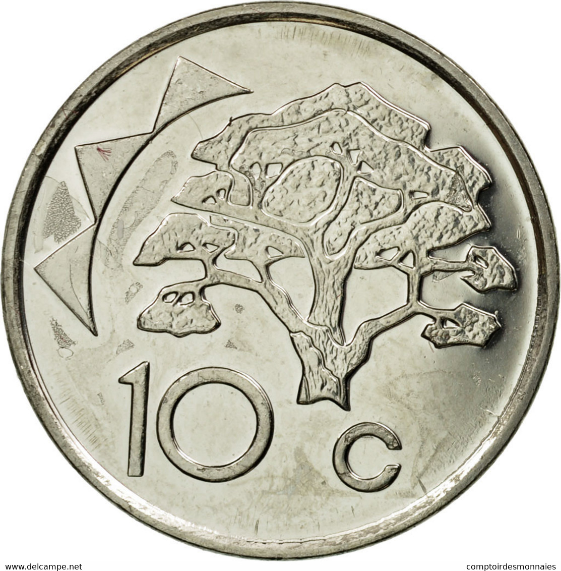 Monnaie, Namibia, 10 Cents, 2002, Vantaa, TTB, Nickel Plated Steel, KM:2 - Namibia