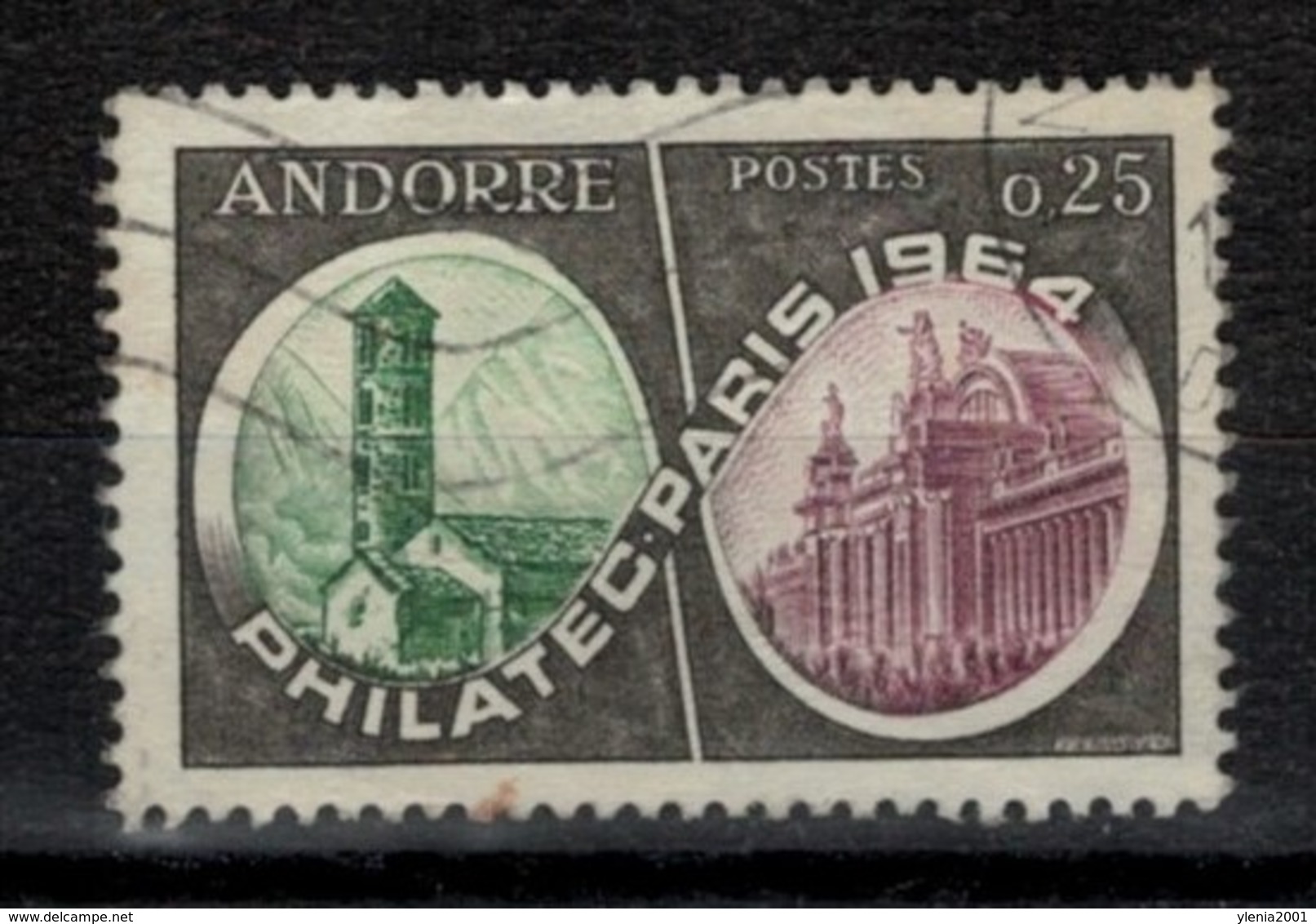 1964         Mostra Filatelica PHILATEC -  Yt 171 -  Unificato 171-  Mi 182 - Used Stamps