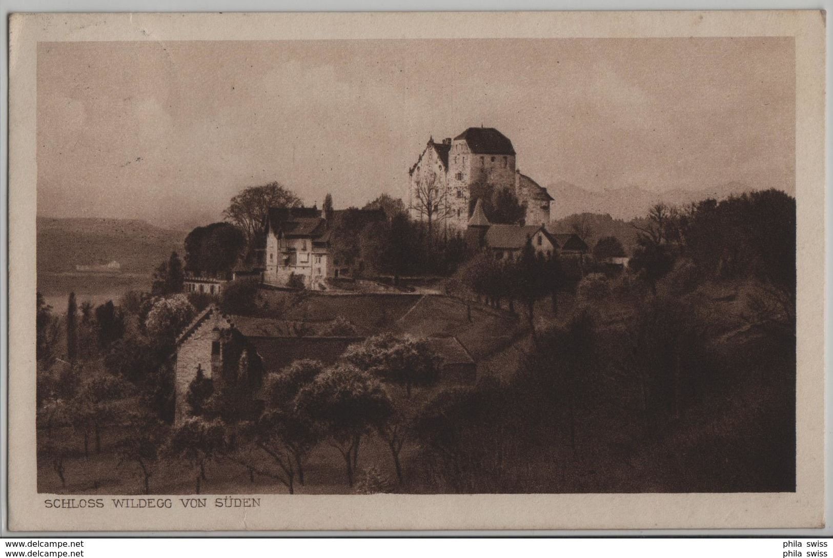 Schloss Wildegg Von Süden - Photo: Brunn - Wildegg