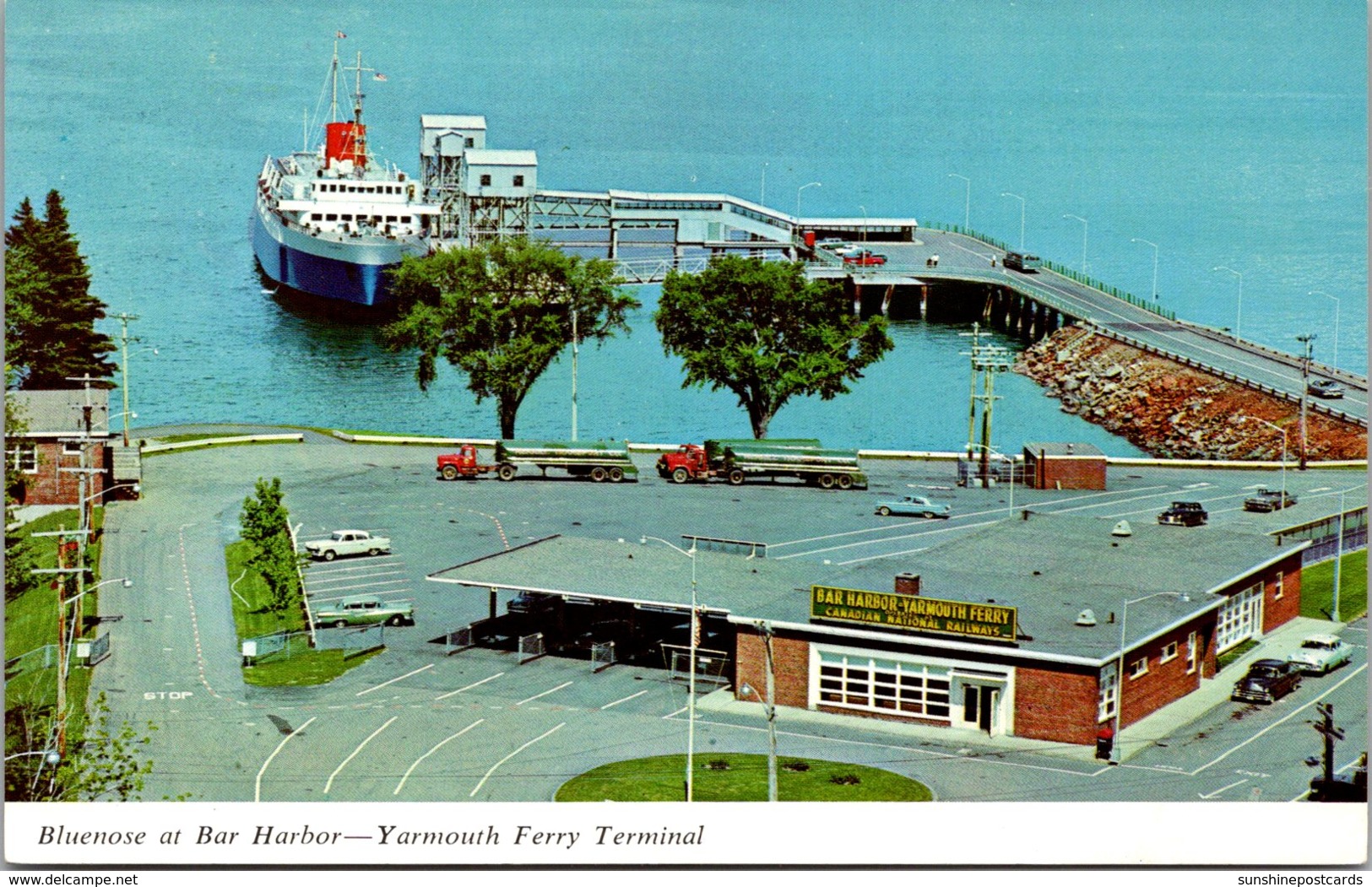 Canada Nova Scotia Yarmouth Ferry Terminal Bluenose At Bar Harbor - Yarmouth