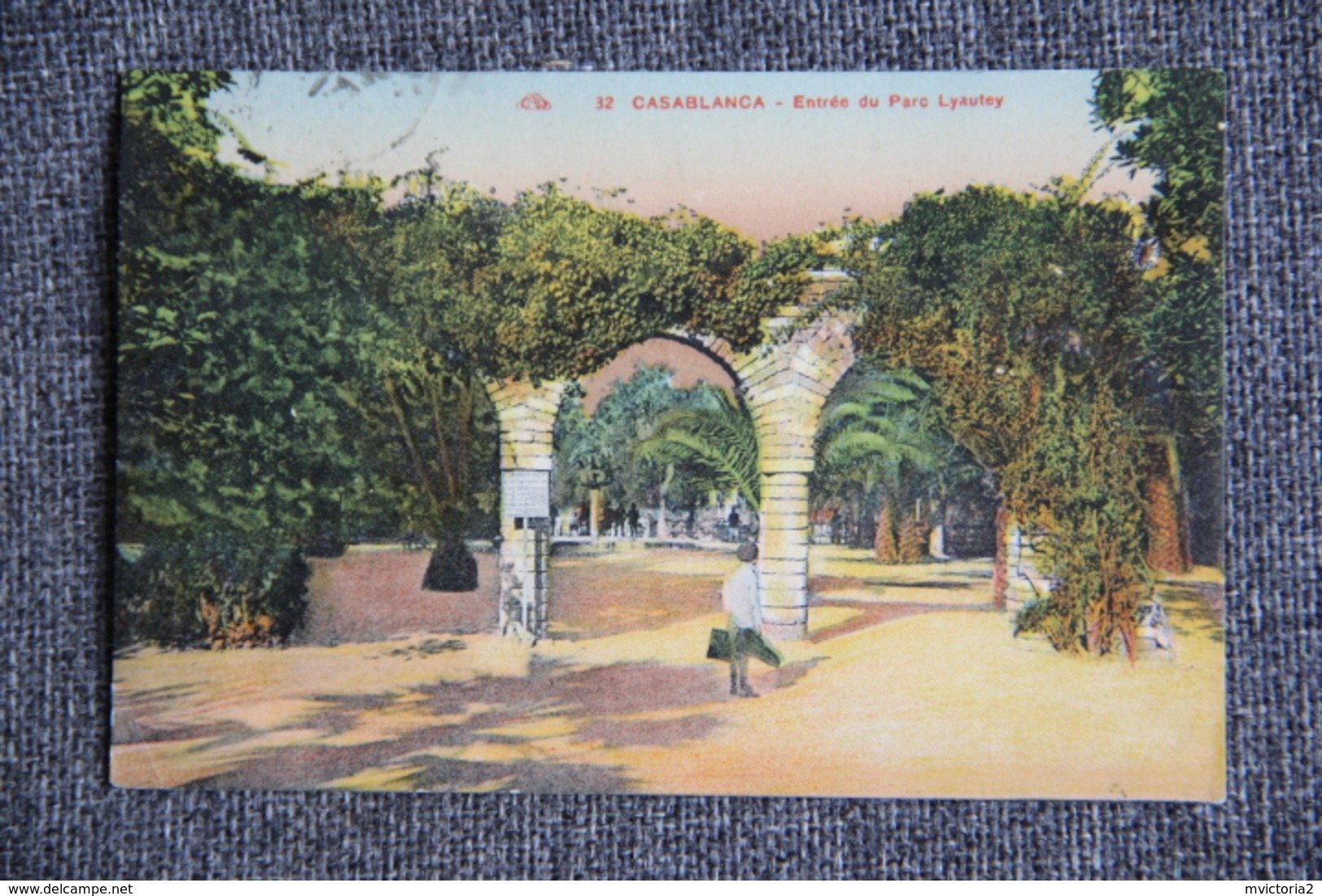 CASABLANCA : Entrée Du Parc LYAUTEY - Casablanca