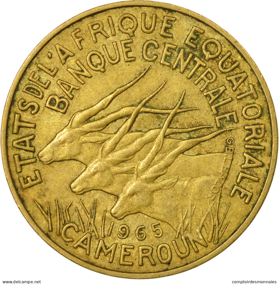 Monnaie, États De L'Afrique équatoriale, 10 Francs, 1965, Paris, TB+ - Cameroon