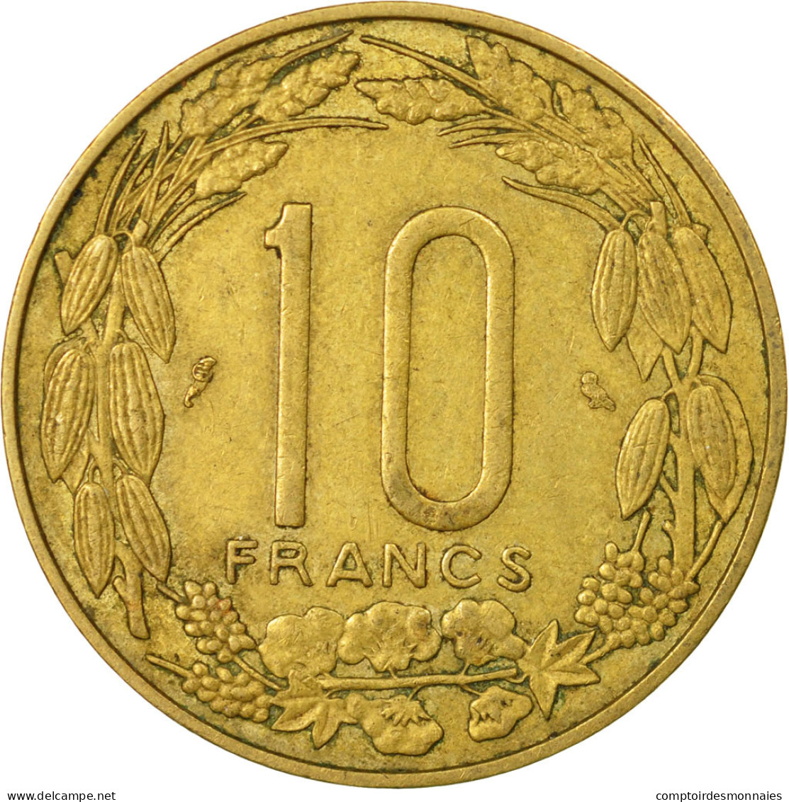 Monnaie, États De L'Afrique équatoriale, 10 Francs, 1965, Paris, TB+ - Kameroen