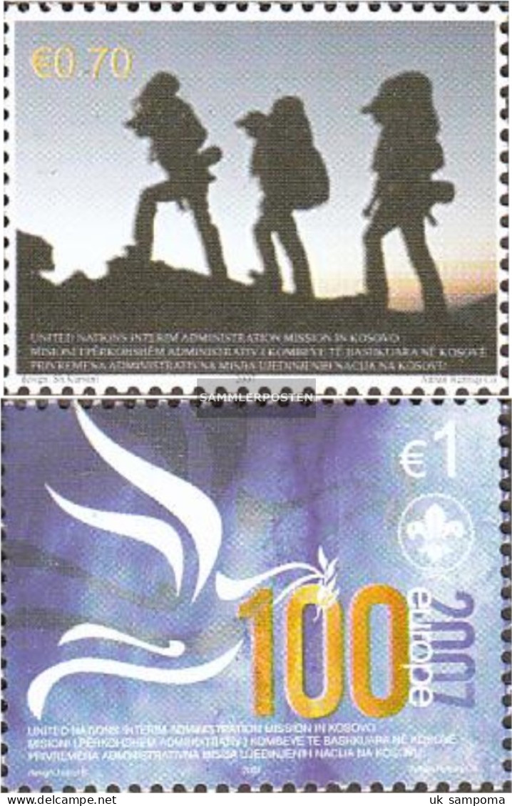 Kosovo 68-69 (complete Issue) Unmounted Mint / Never Hinged 2007 Scouts - Nuevos