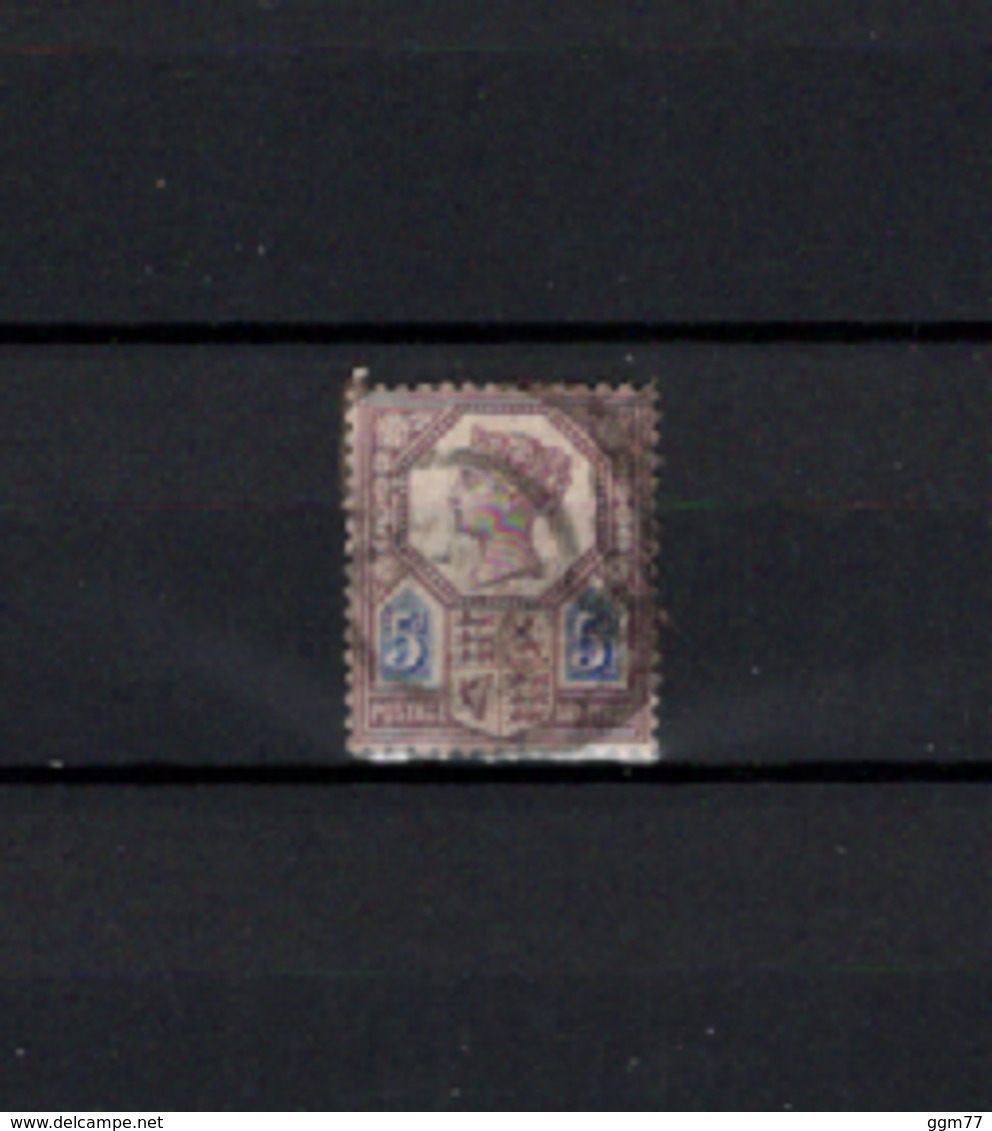 N° 99 TIMBRE GRANDE-BRETAGNE OBLITERE    DE 1887        Cote : 15 € - Usati