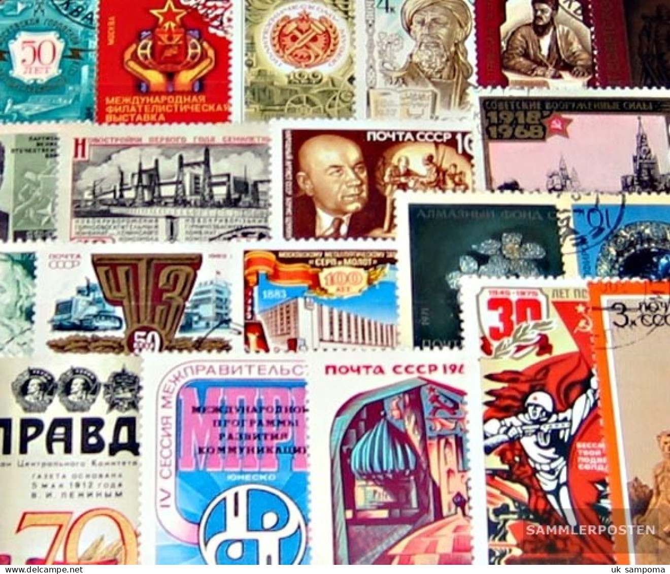 Soviet Union 100 Different Special Stamps - Collections