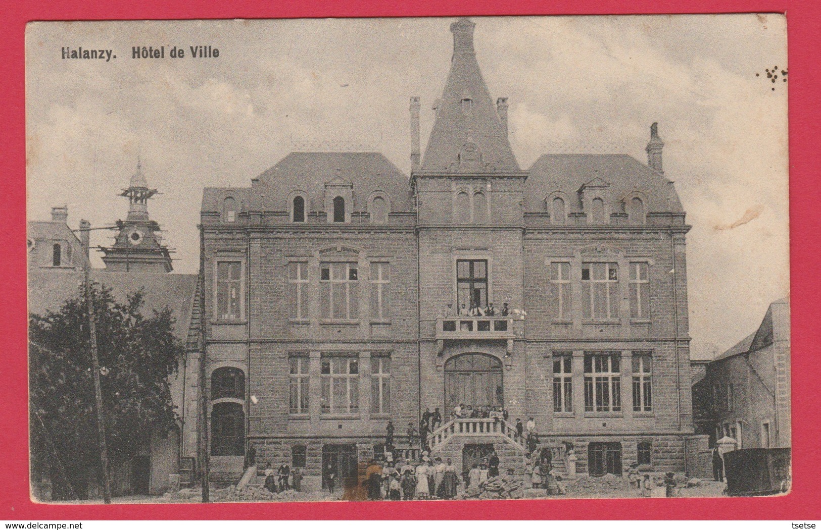 Halanzy - Hôtel De Ville  - 1912 ( Voir Verso ) - Aubange