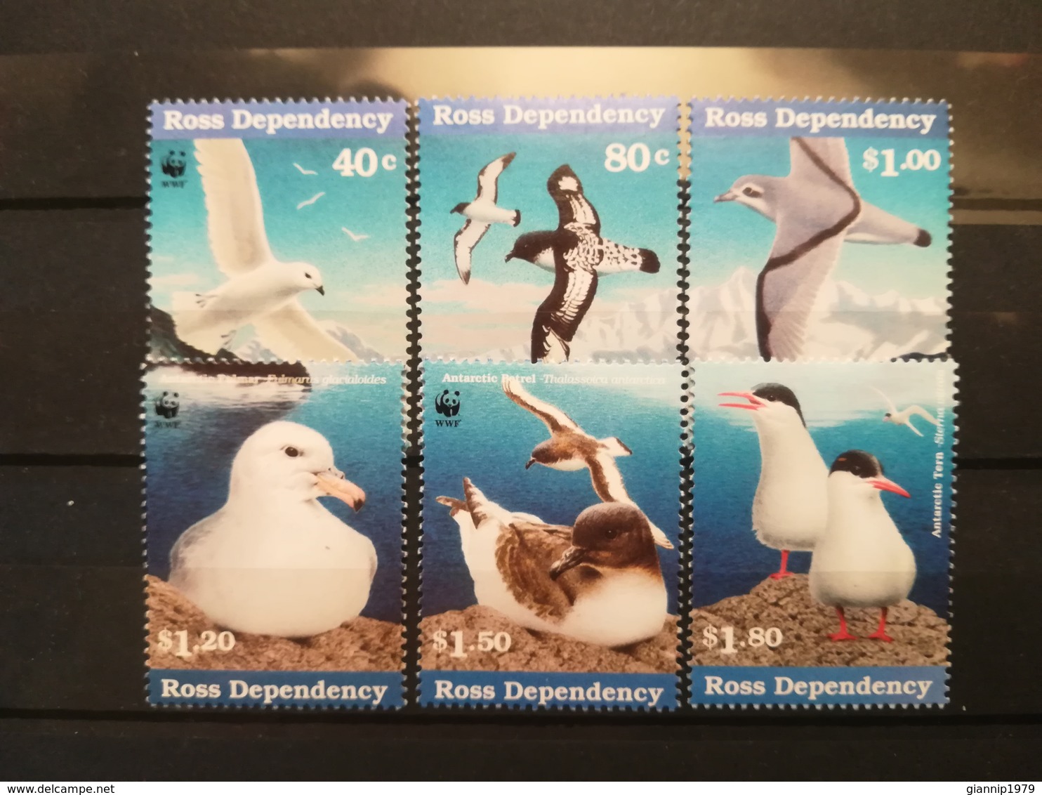 FRANCOBOLLI STAMPS ANTARTIDE DIPENDENZA ROSS DEPENDENCY 1998 MNH** NUOVI SERIE COMPLETA COMPLETE UCCELLI BIRDS SEA - Ongebruikt