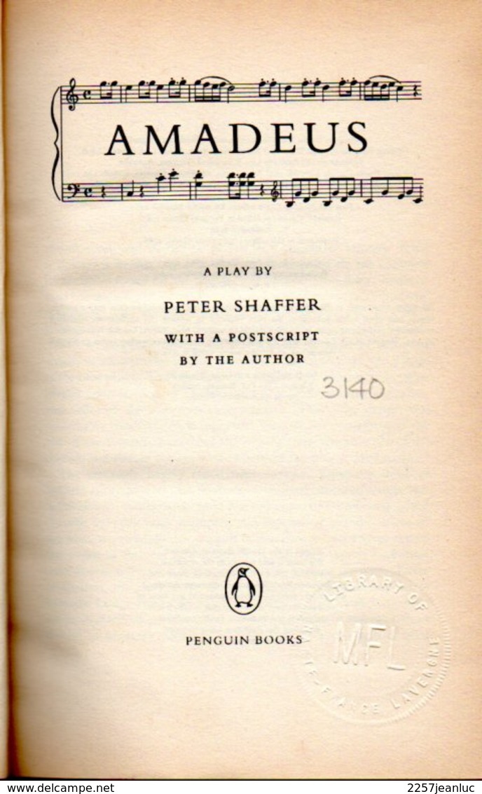 Peter Shaffer - Amadeus - Culture