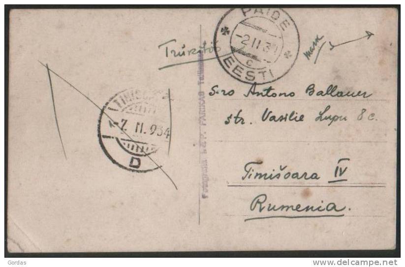 Estonia - Eesti - Tallinn - Reval - Tallinnas 19.09.1910 - Estonia