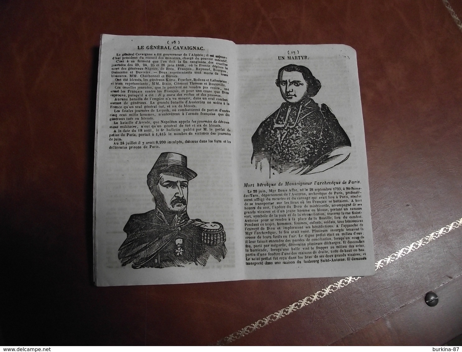 ALMANACH Du Cultivateur Et De La Gloire Française, 1849 - Petit Format : ...-1900