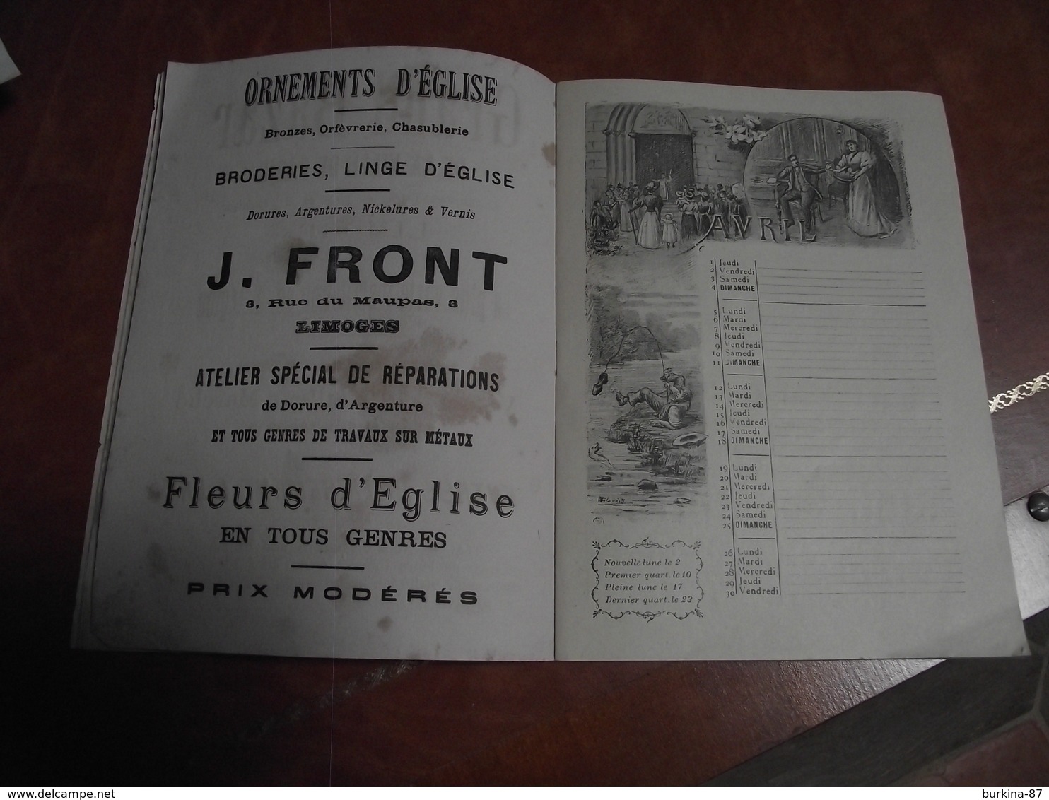 ALMANACH, Agenda, La Gazette Du Centre, 1897 - Tamaño Pequeño : ...-1900