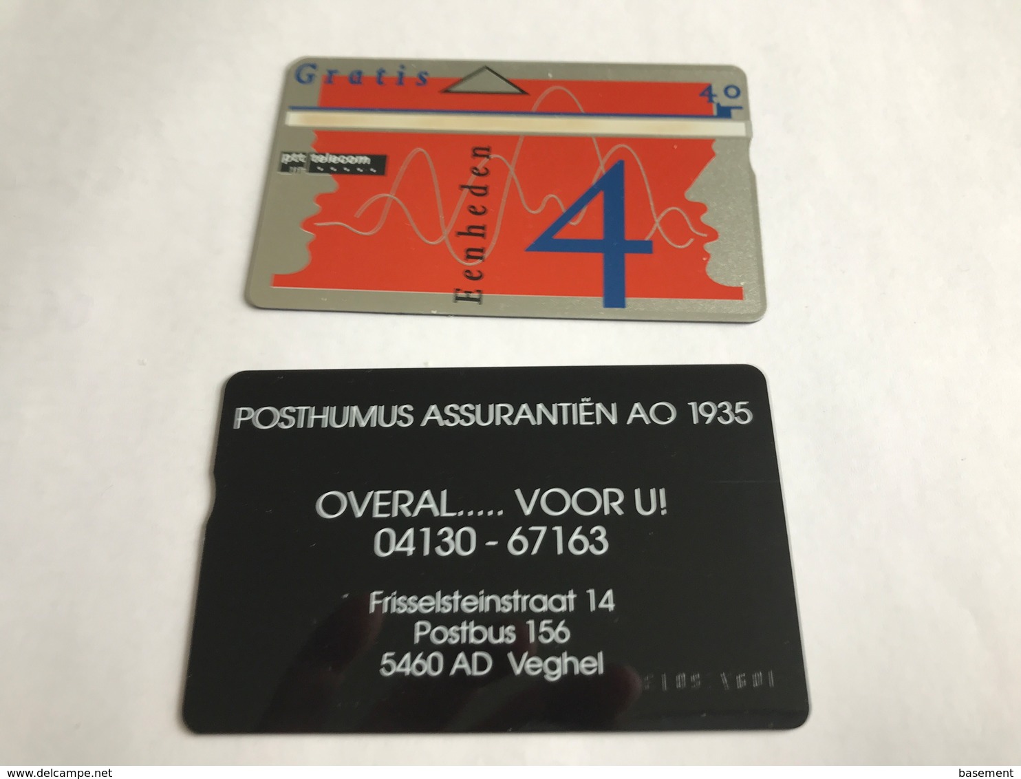 5:320 -  Netherlands Private Card On 4 Gulden - Privé