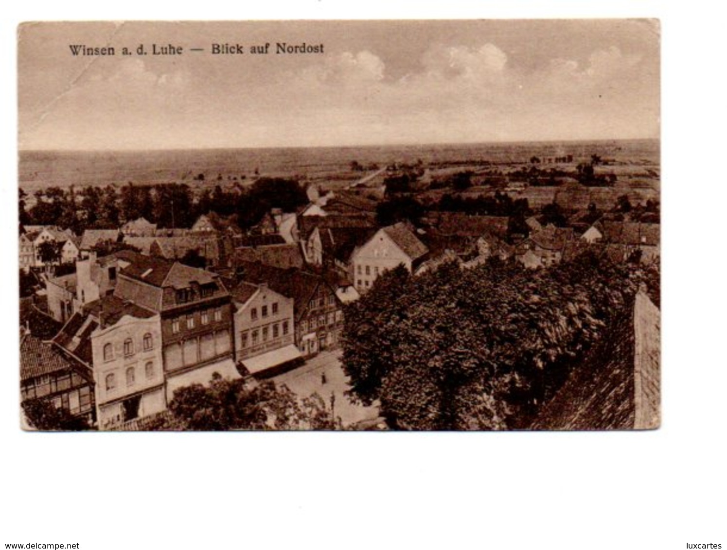 WINSEN A. D. LUHE. BLICK AUF NORDOST. - Winsen