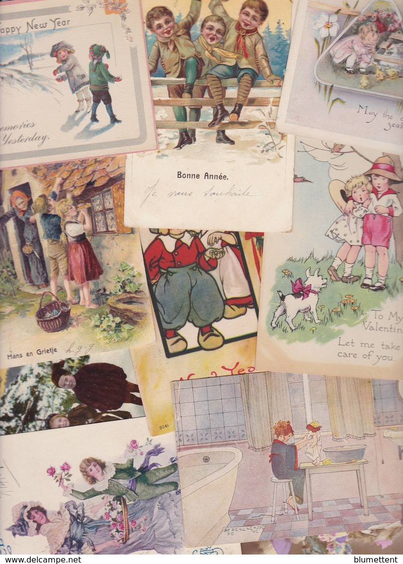 Lot 2325 De 10 CPA Fantaisies Enfants Déstockage Pour Revendeurs Ou Collectionneurs - 5 - 99 Cartoline