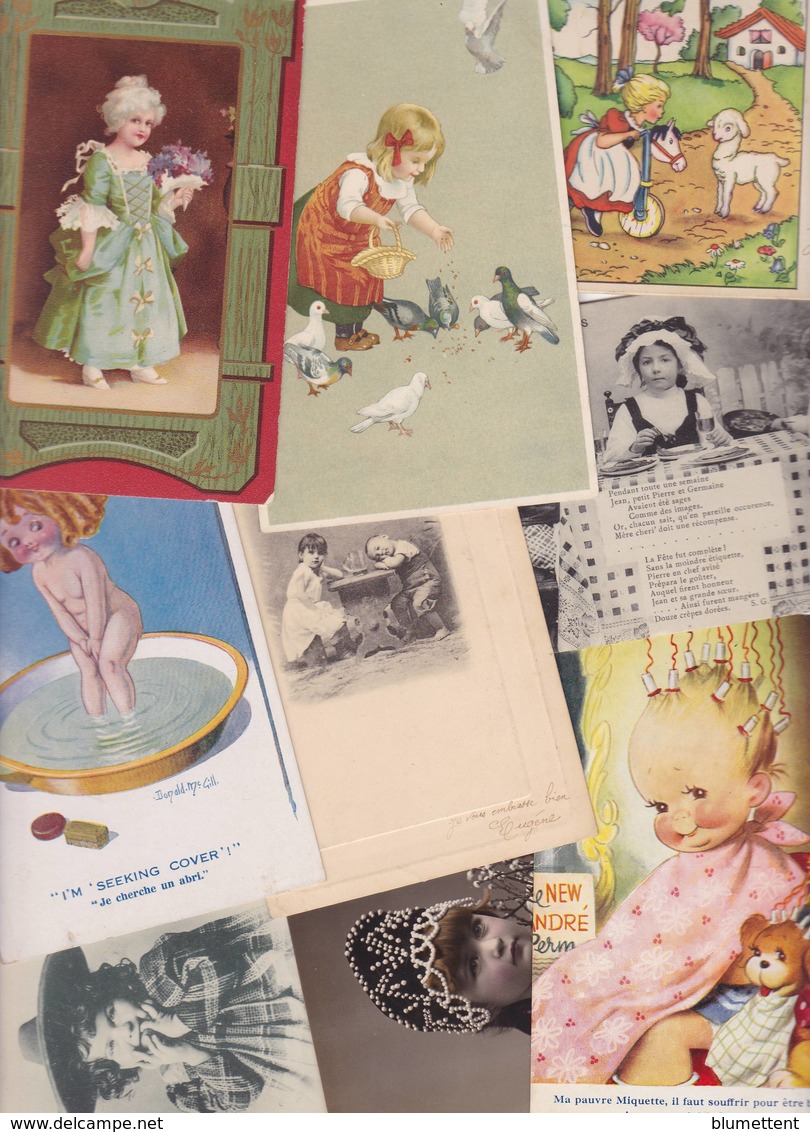 Lot 2328 De 10 CPA Fantaisies Enfants Déstockage Pour Revendeurs Ou Collectionneurs - 5 - 99 Cartes