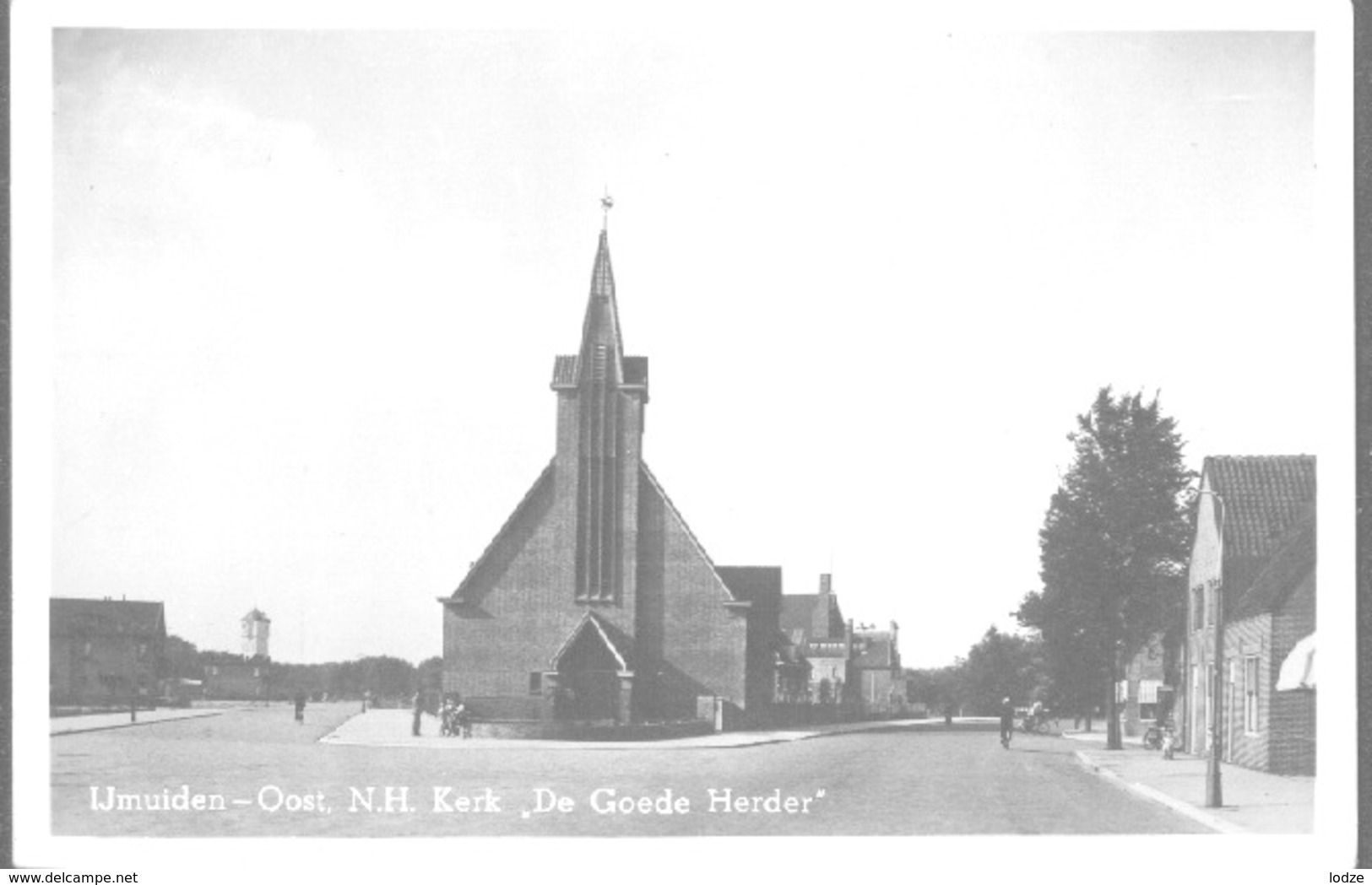 Nederland Holland Pays Bas IJmuiden Mooie Kaart Watertoren Kerk - IJmuiden