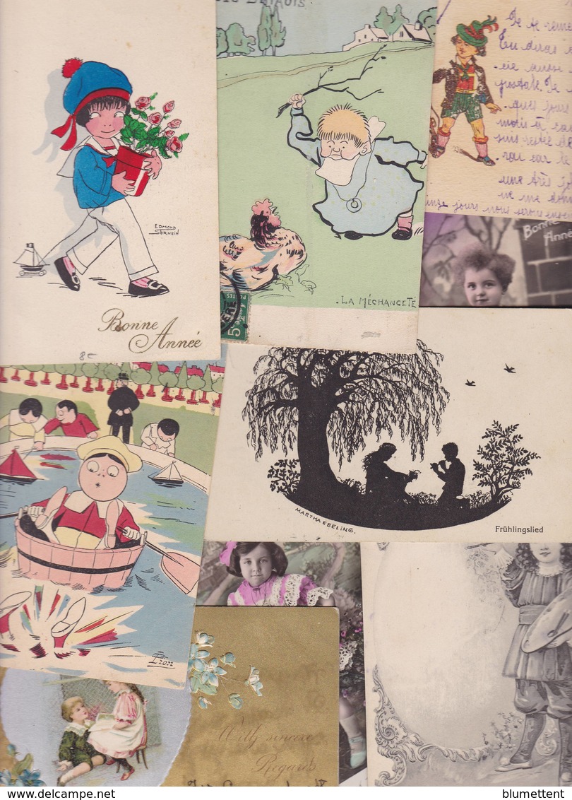Lot 2333 De 10 CPA Fantaisies Enfants Déstockage Pour Revendeurs Ou Collectionneurs - 5 - 99 Postcards