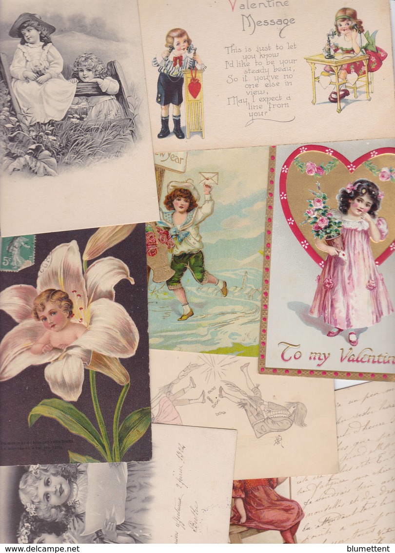 Lot 2335 De 10 CPA Fantaisies Enfants Déstockage Pour Revendeurs Ou Collectionneurs - 5 - 99 Postcards