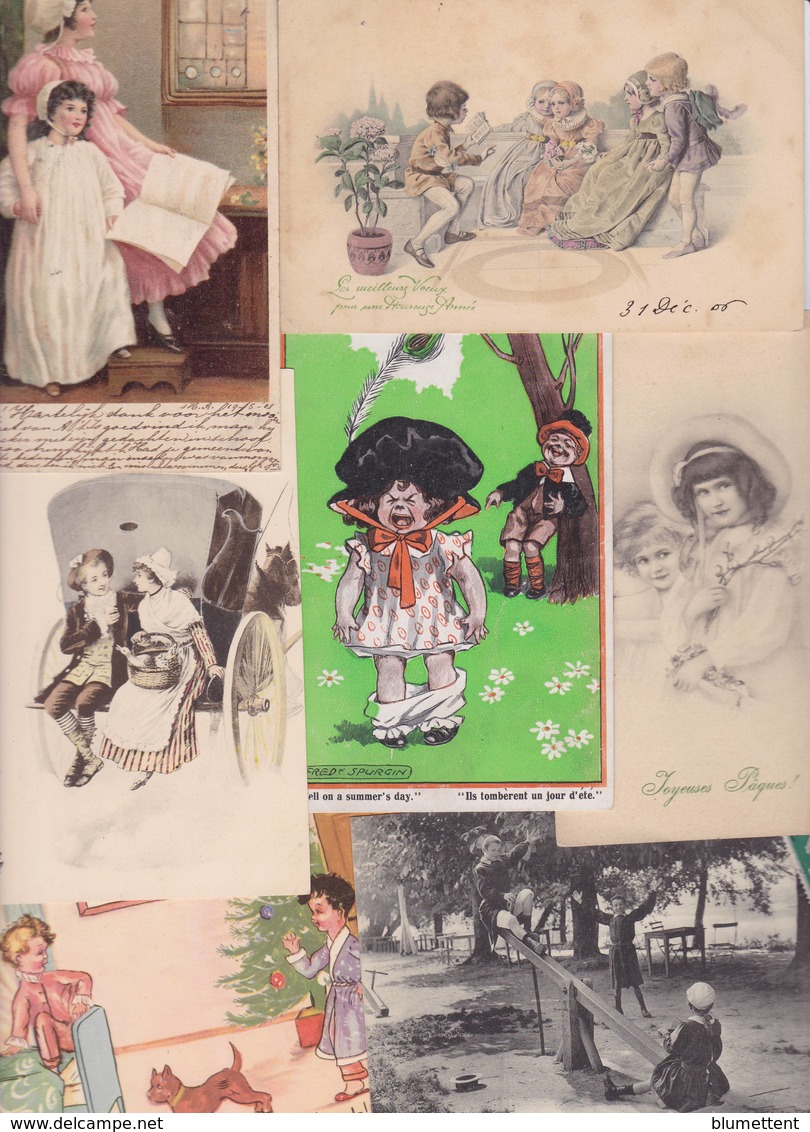 Lot 2336 De 10 CPA Fantaisies Enfants Déstockage Pour Revendeurs Ou Collectionneurs - 5 - 99 Cartoline