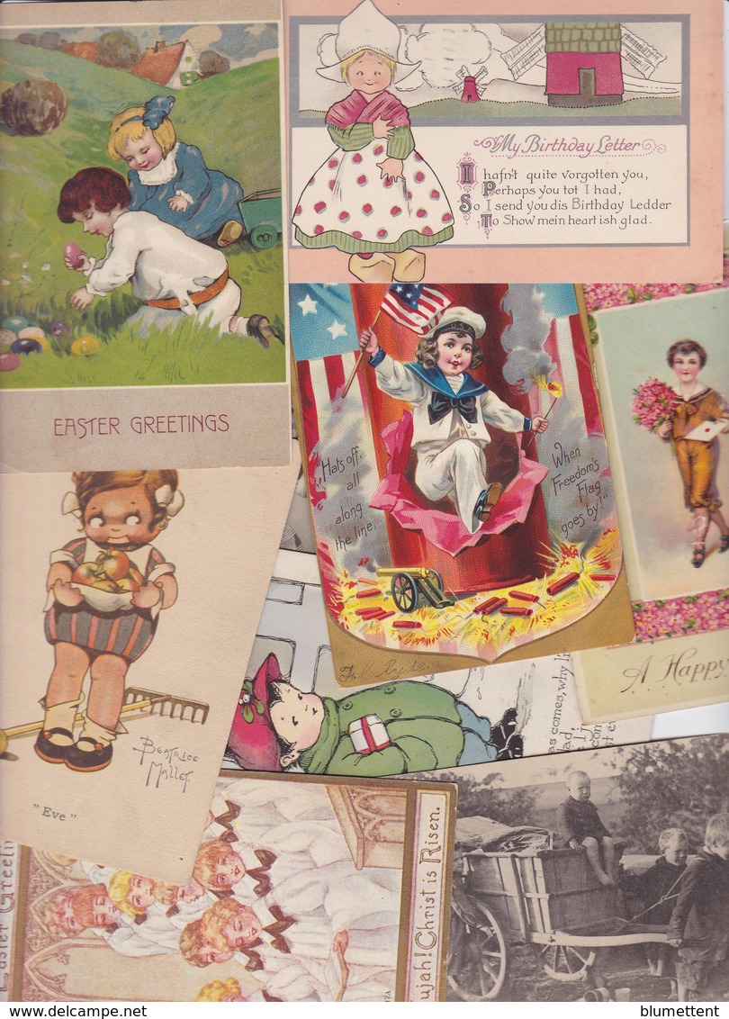 Lot 2343 De 10 CPA Fantaisies Enfants Déstockage Pour Revendeurs Ou Collectionneurs - 5 - 99 Postcards