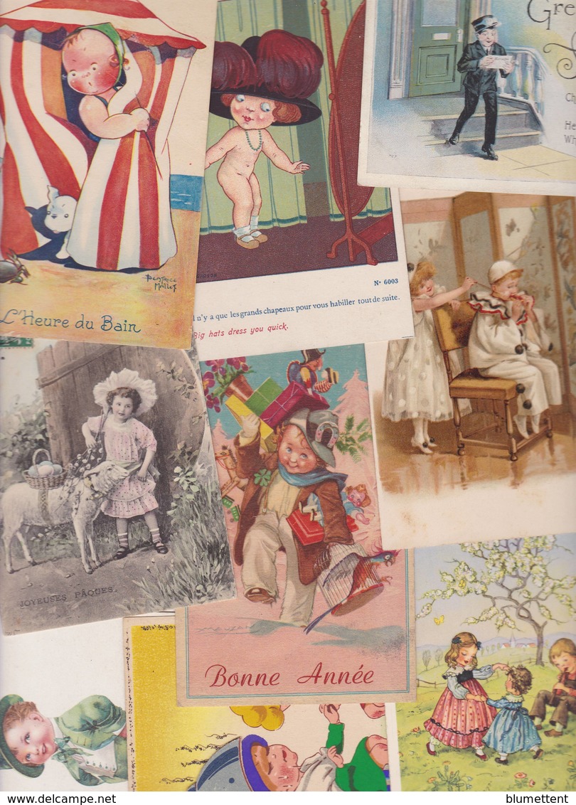 Lot 2344 De 10 CPA Fantaisies Enfants Déstockage Pour Revendeurs Ou Collectionneurs - 5 - 99 Postcards