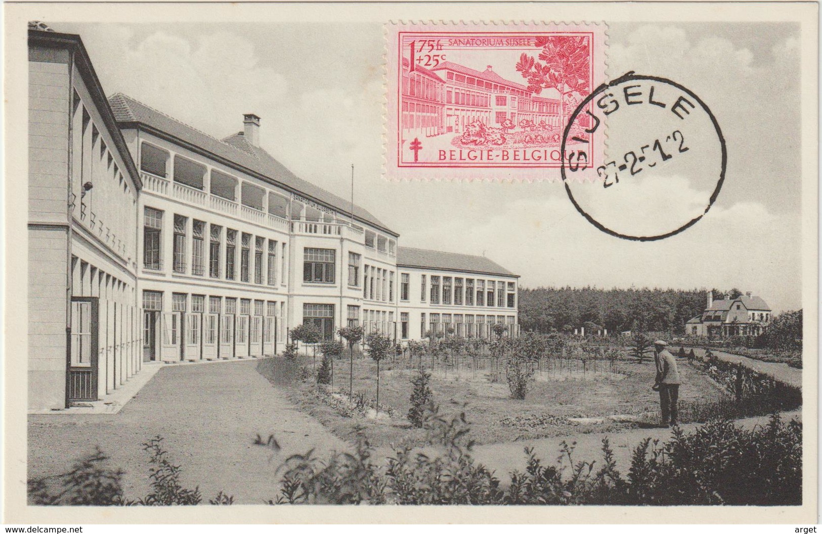 Carte Maximum BELGIQUE N°Yvert 838 (SANATORIUM De SISJELE) Obl Sp 1er Jour (Ed Thill) - 1934-1951