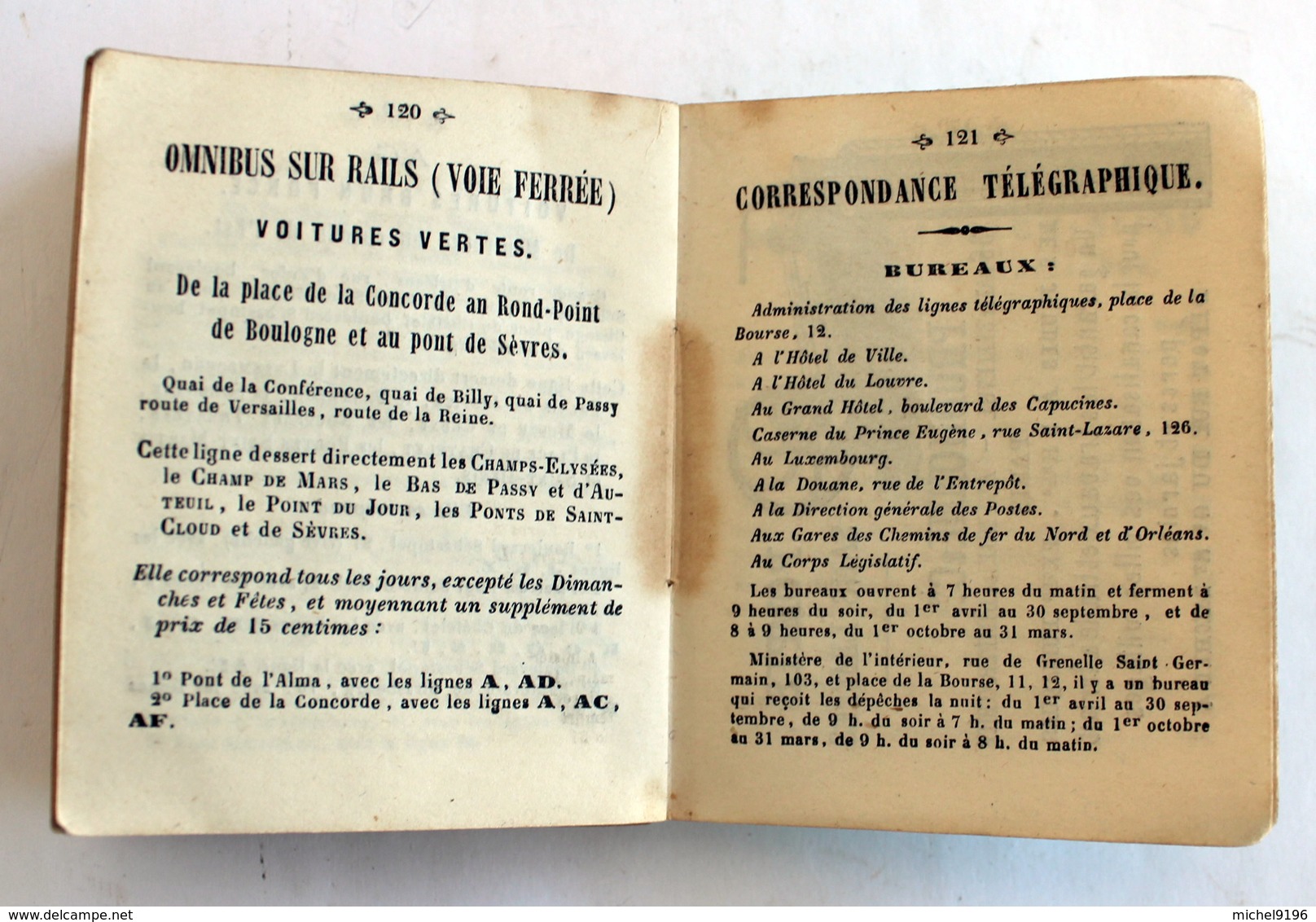 Almanach Bijou1864 Susse Frères,Musée Spéctacle VoituresTramways Omnibus Bateaux - Small : ...-1900