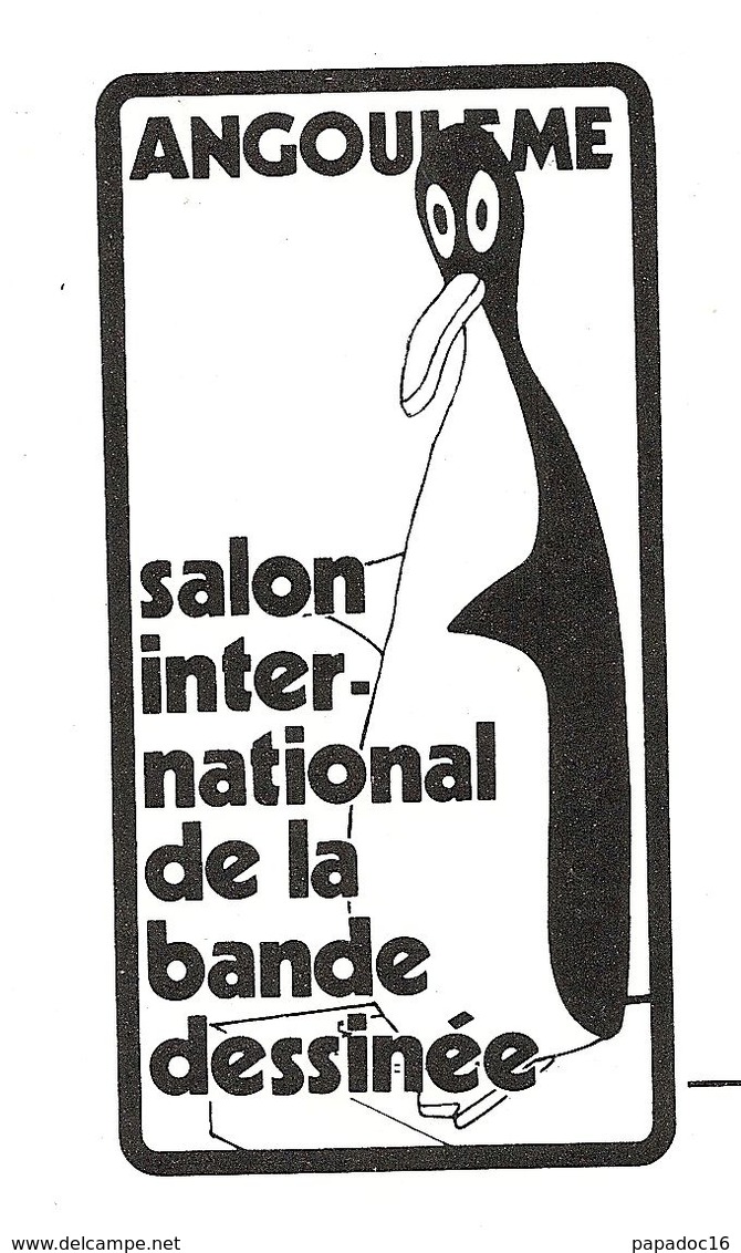 BD -  Autocollant / Sticker - Salon International De La Bande Dessinée Angoulême - Ill. : Alfred (Saint-Ogan) Avant 1989 - Autocollants