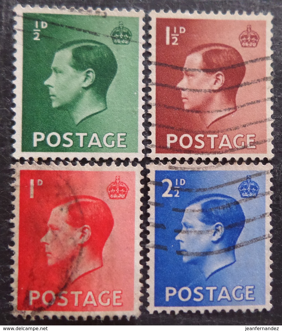 Timbres De Grande-Bretagne N° 205 à 208 Série Complète - Gebruikt