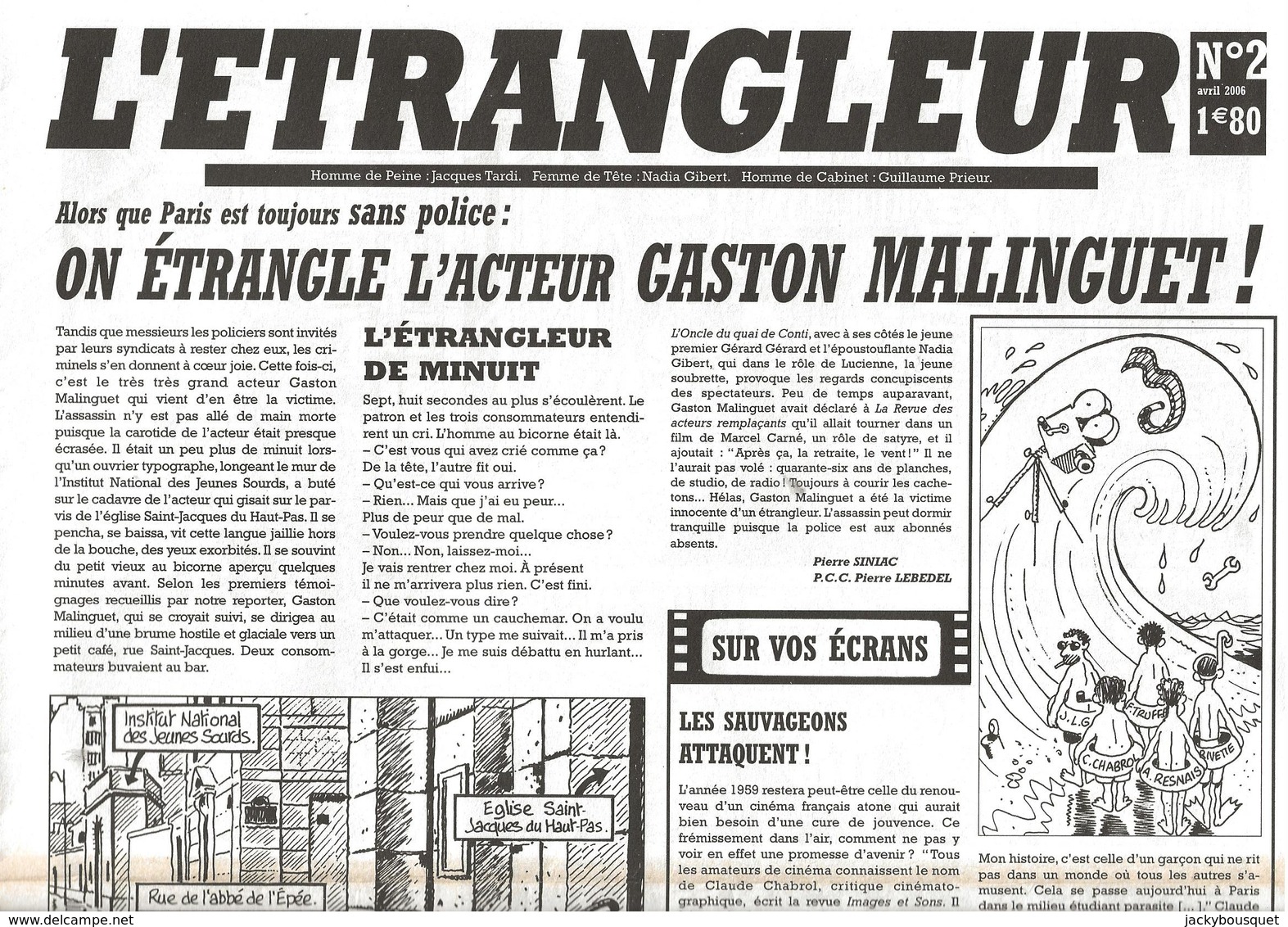 L'étrangleur 2006 - Série Complète En 5 Magazines - Tardi