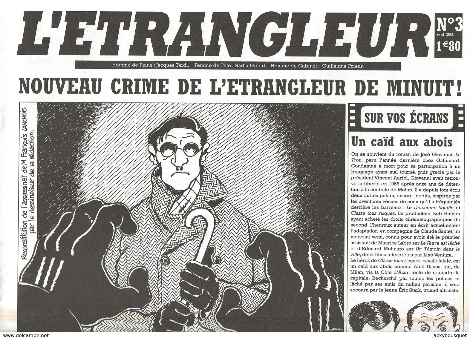 L'étrangleur 2006 - Série Complète En 5 Magazines - Tardi