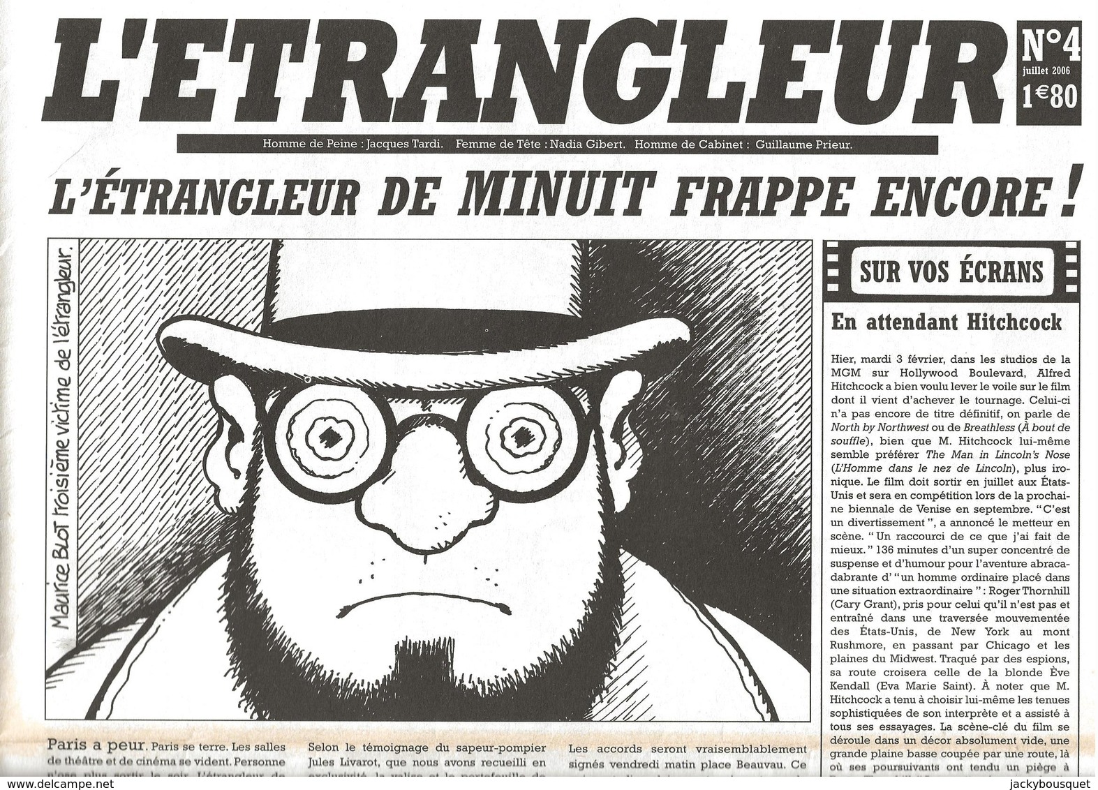 L'étrangleur 2006 - Série Complète En 5 Magazines - Tardi