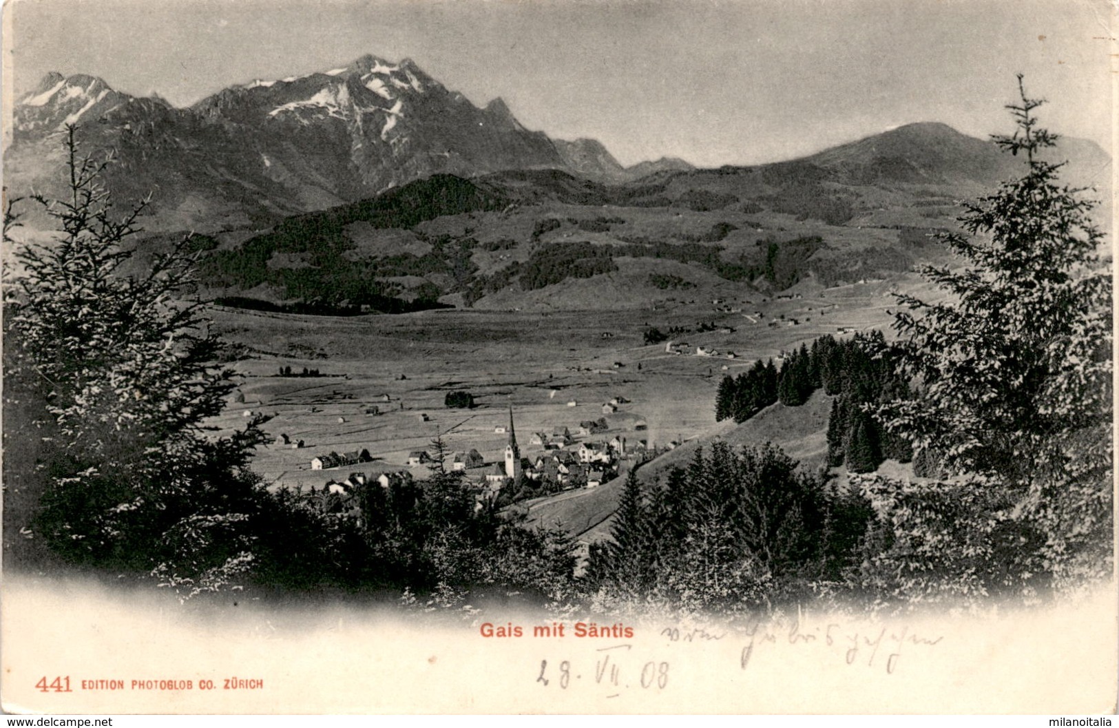 Gais Mit Säntis (441) * 28. 7. 1908 - Gais