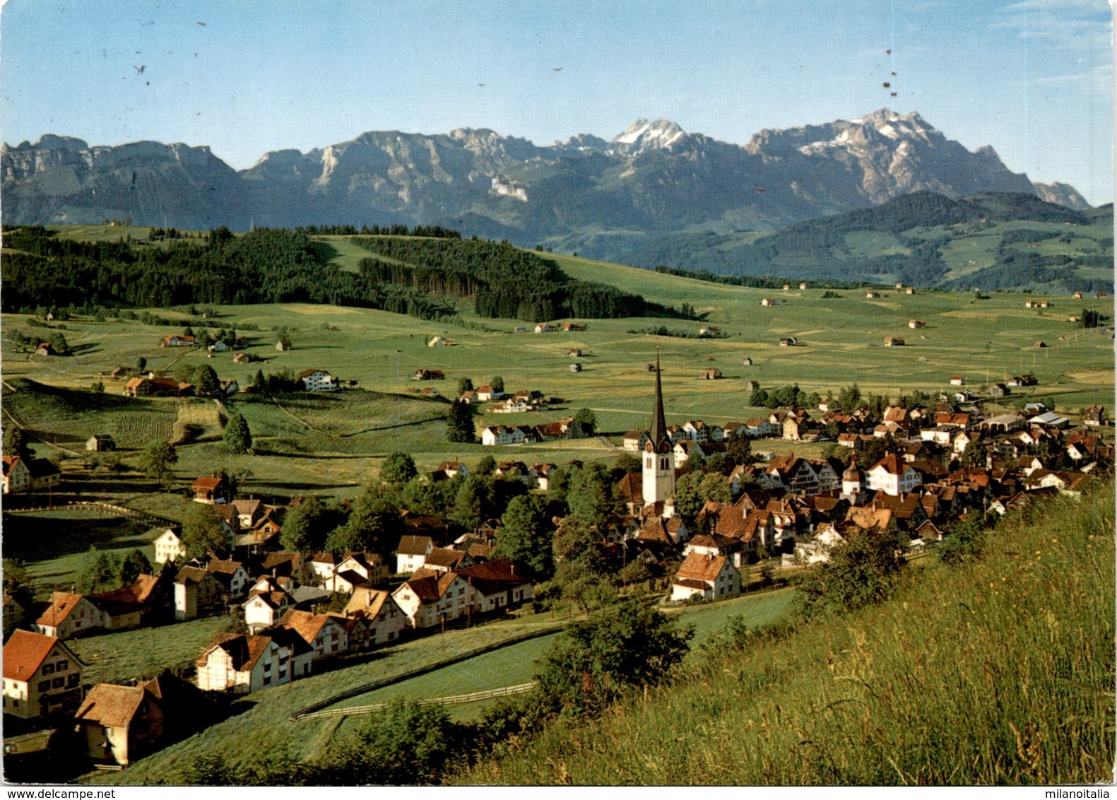 Gais (AR) - Blick Zum Alpstein (33204) * 20. 3. 1974 - Gais