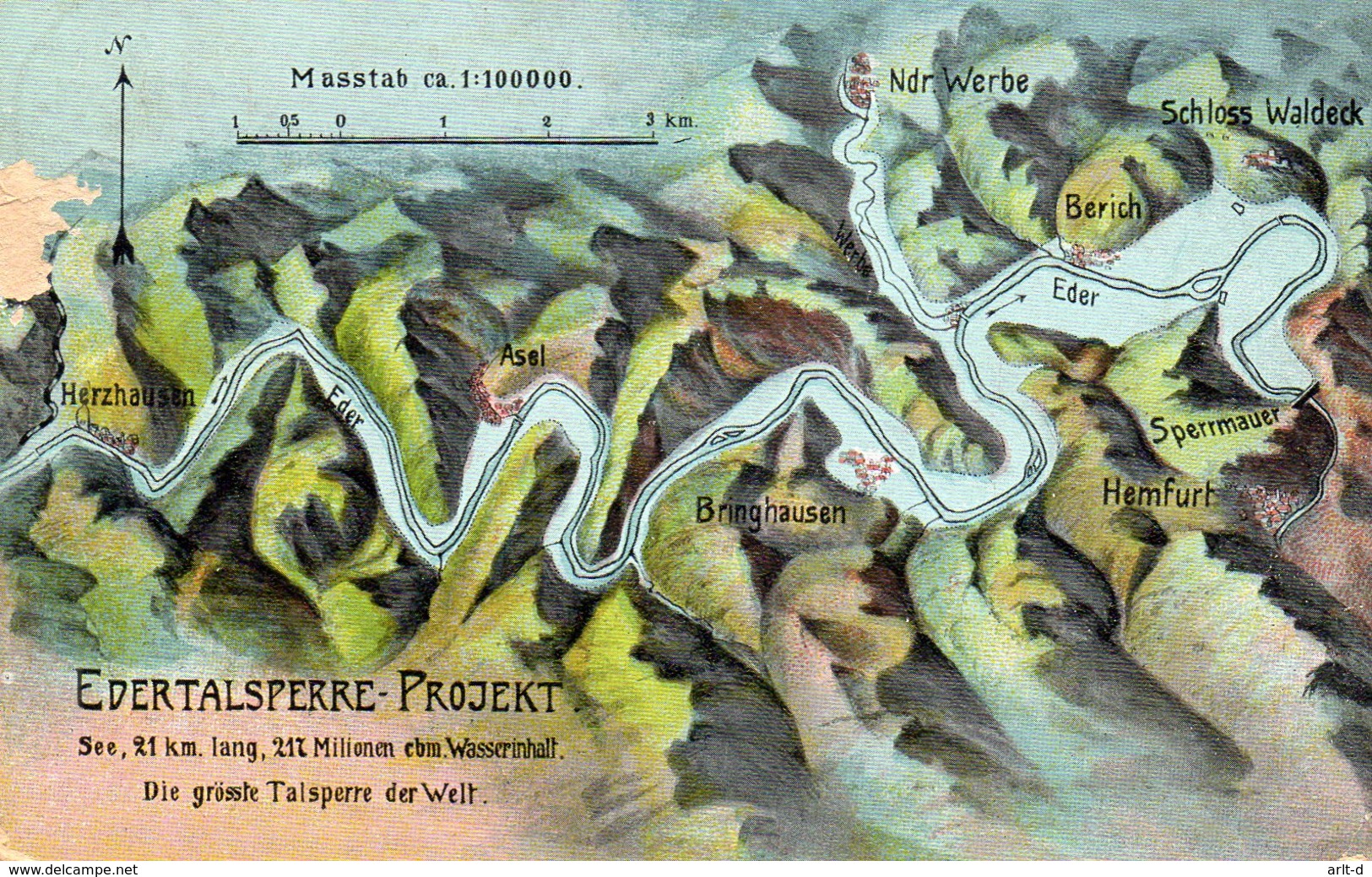 DC1925 - Edersee Talsperre - Edersee (Waldeck)