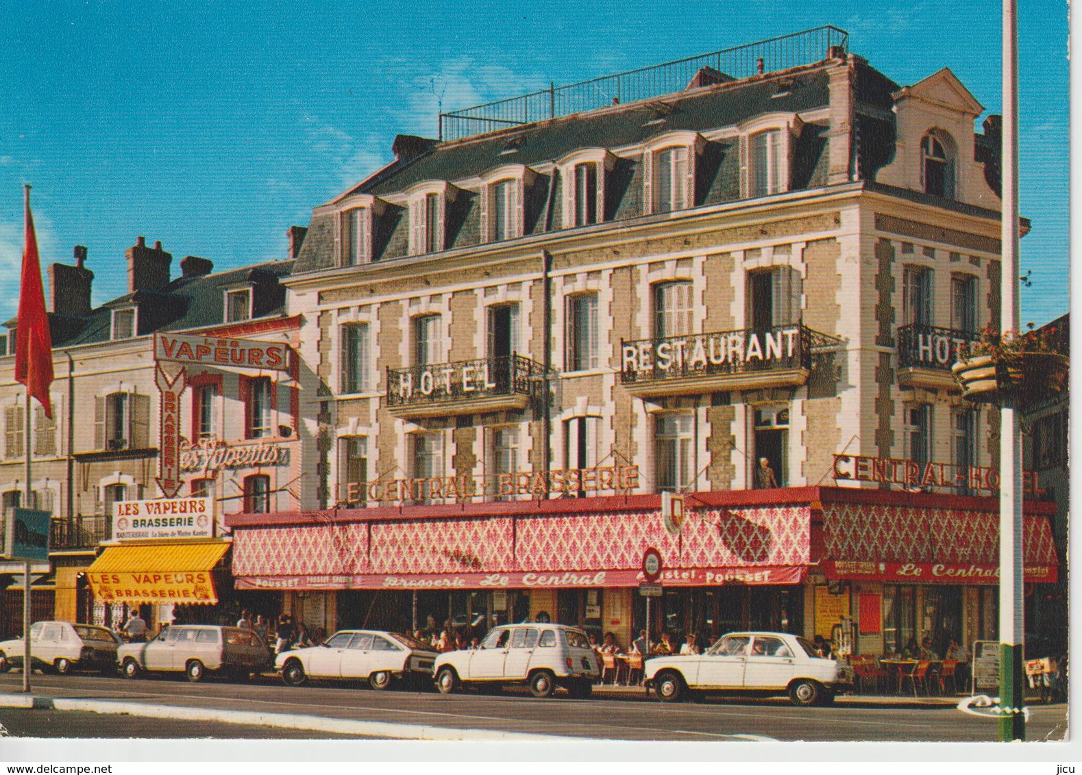 TROUVILLE-sur-MER, "les Vapeurs", "le Central" (hôtel, Restaurant, Brasserie) - CIM N° E14.715.83.4.0411 - Trouville