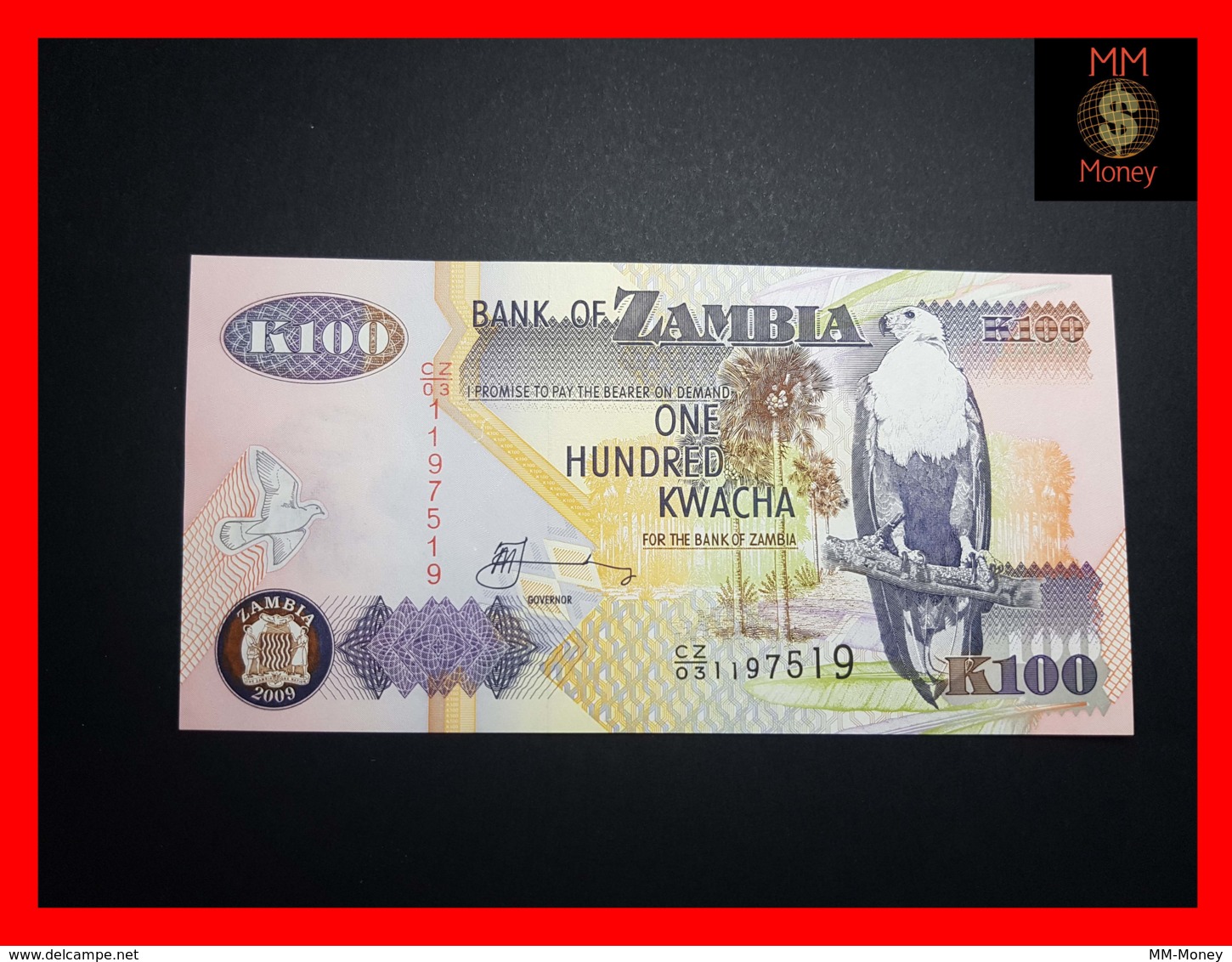 ZAMBIA 100 Kwacha 2009 P. 38 H   UNC - Zambia